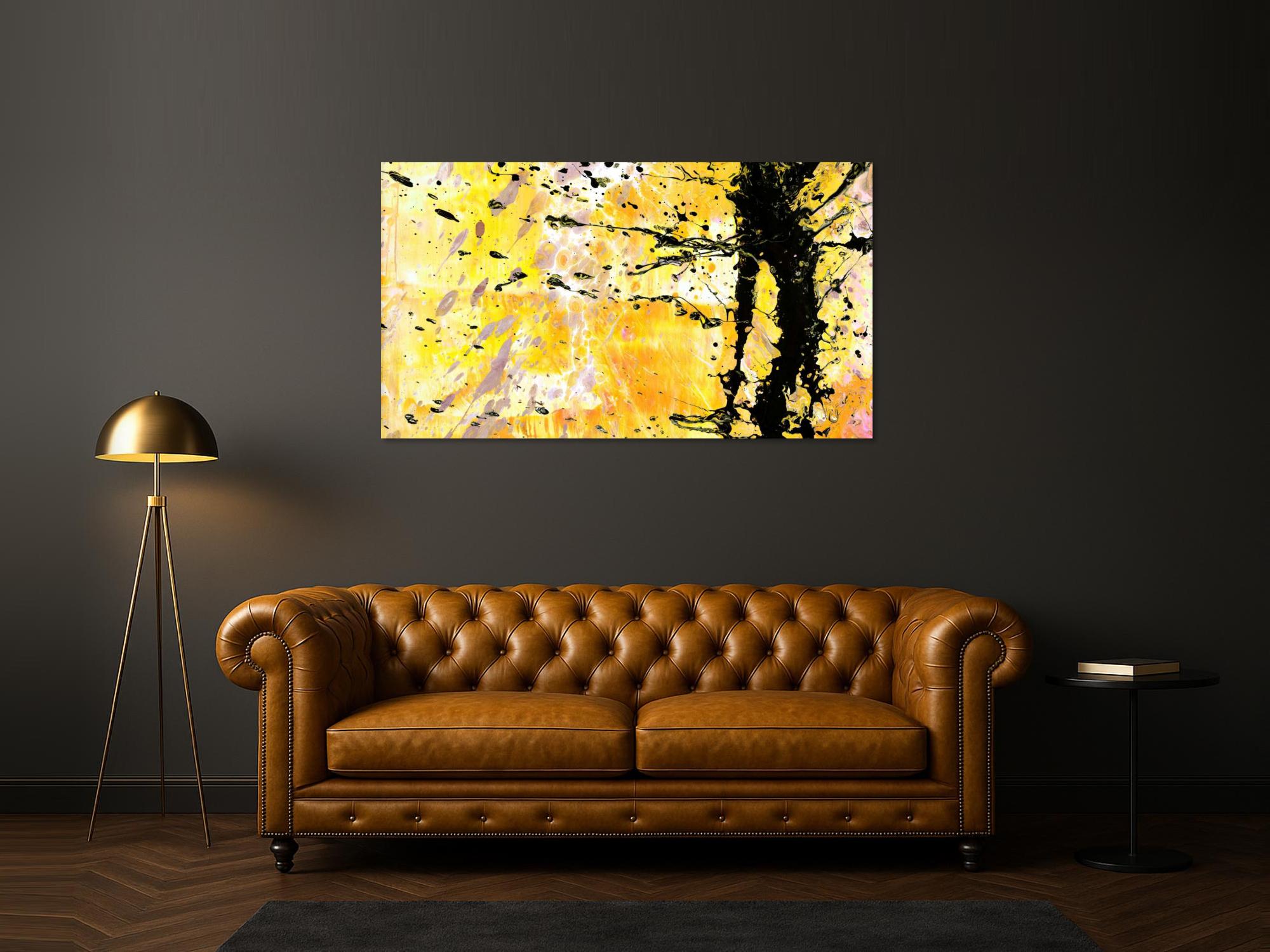 Abstraktes Bild auf Leinwand