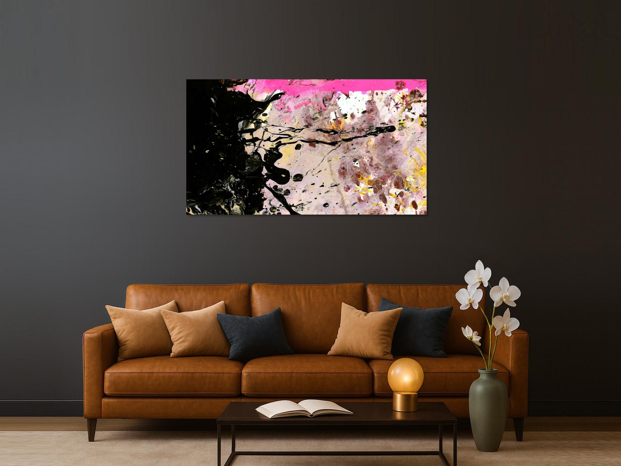 Abstraktes Bild auf Leinwand