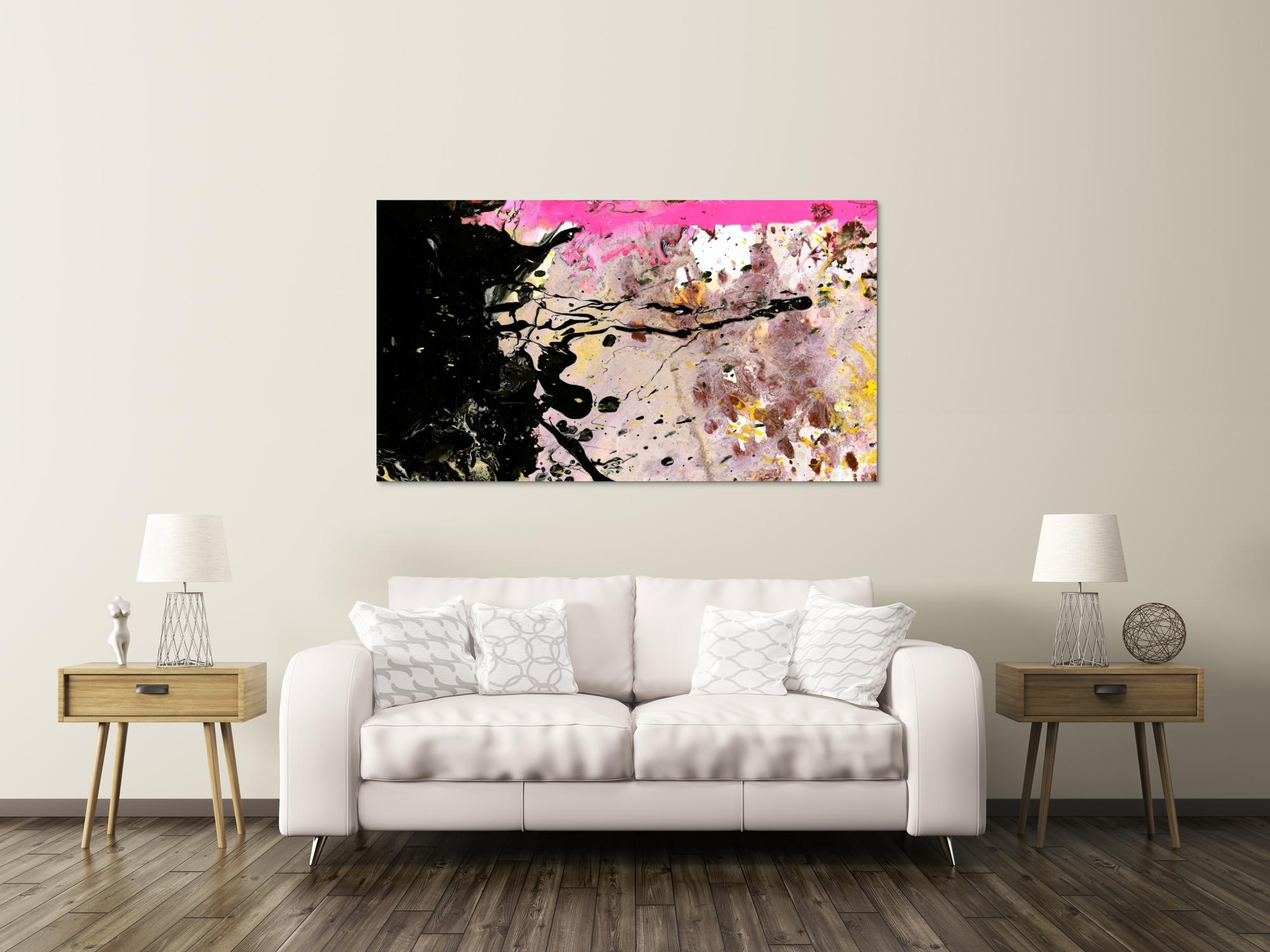 Abstraktes Bild auf Leinwand