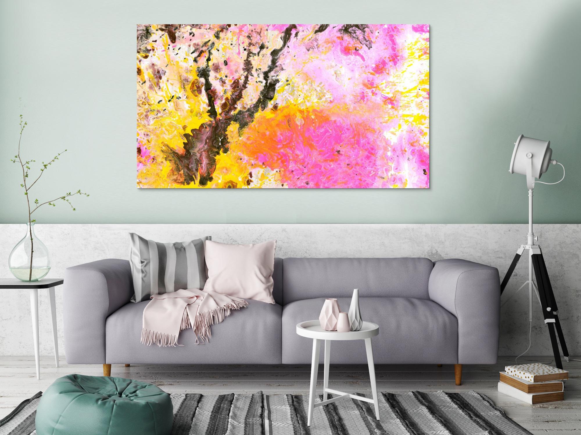 Abstraktes Bild auf Leinwand