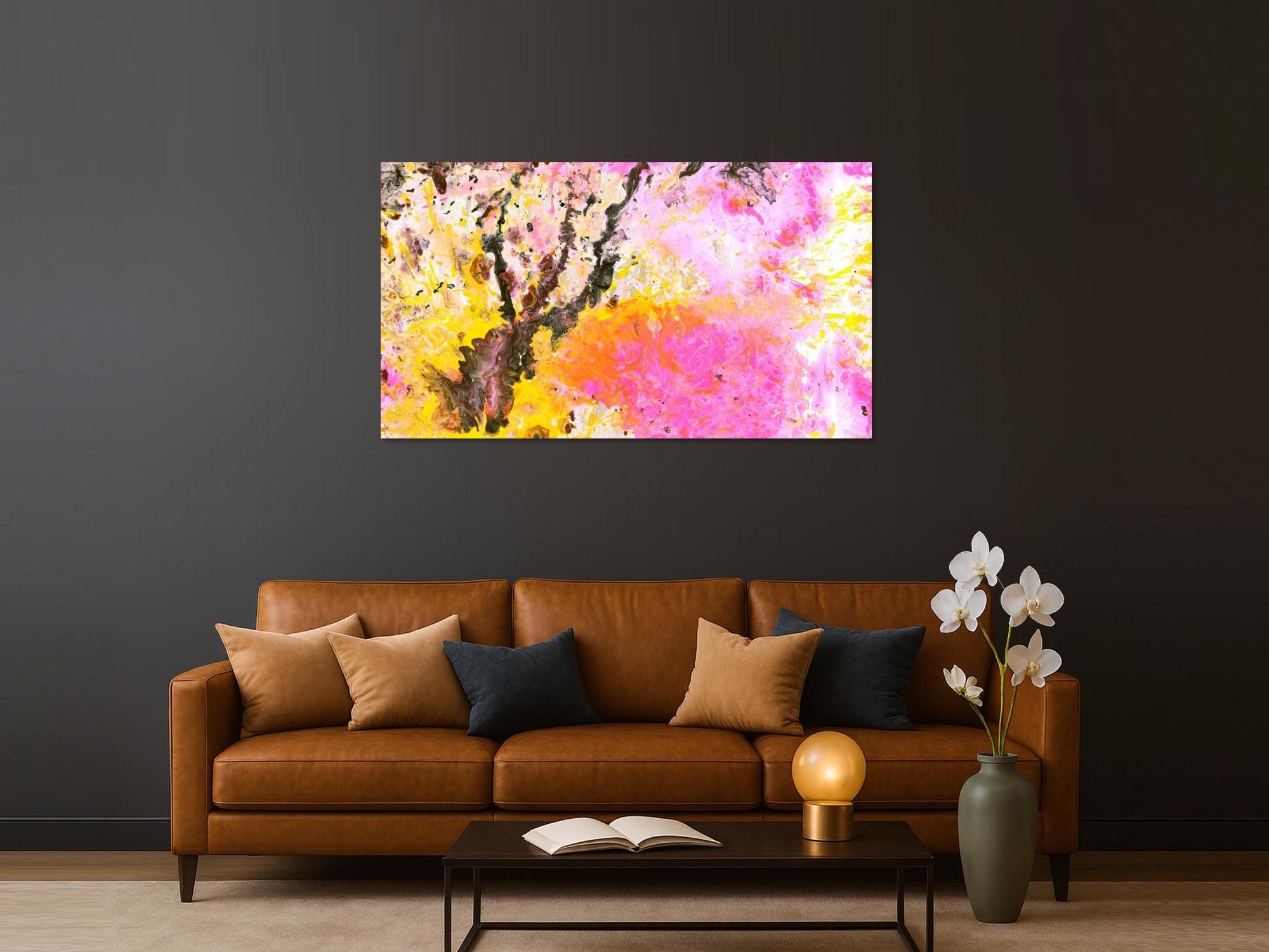 Abstraktes Bild auf Leinwand