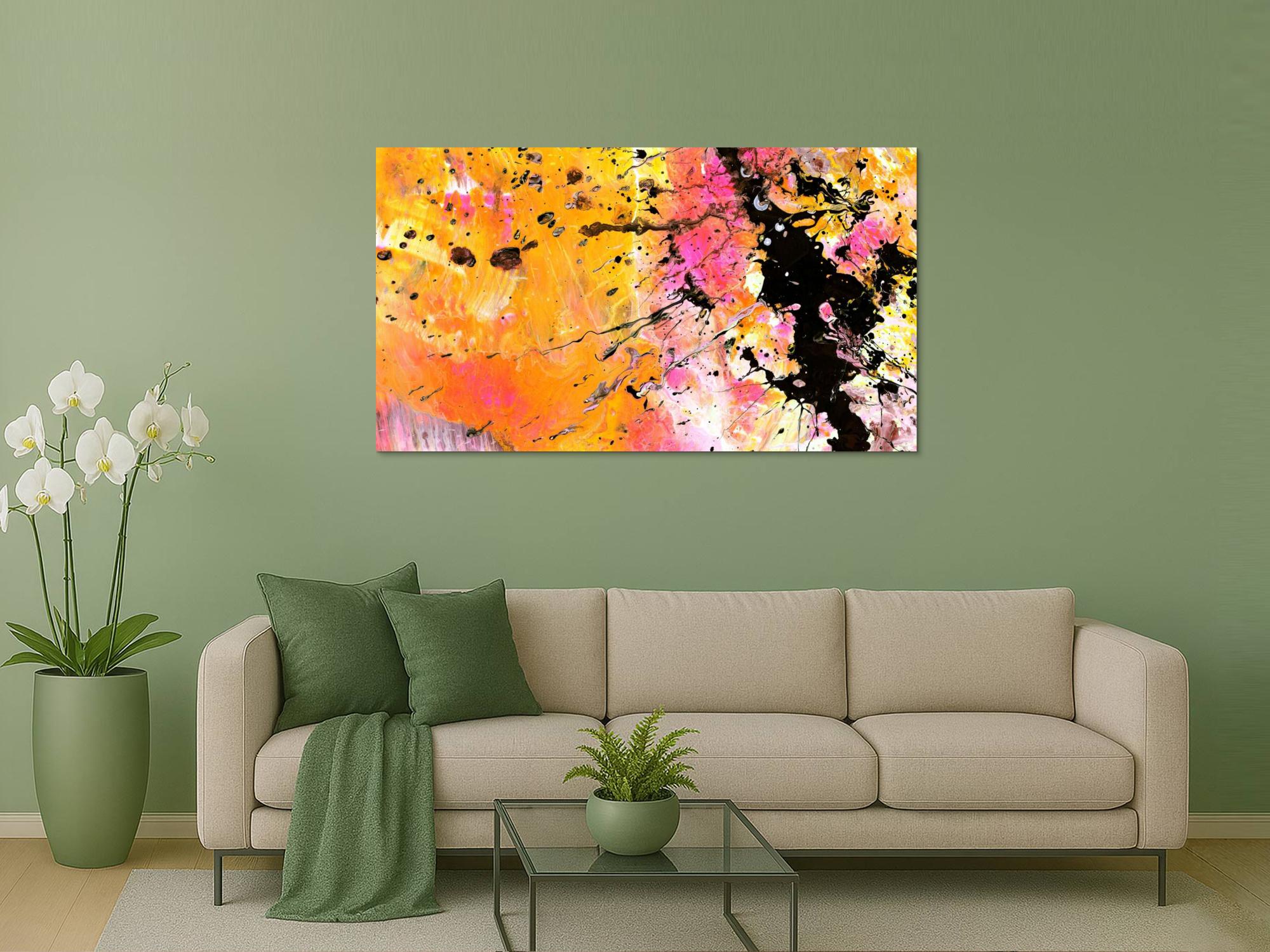 Abstraktes Bild auf Leinwand