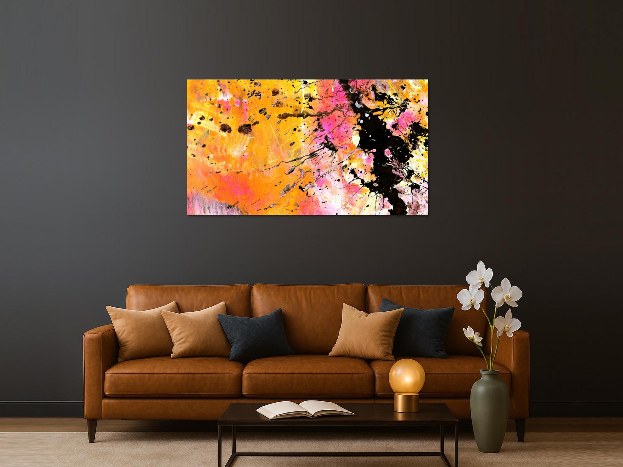 Abstraktes Bild auf Leinwand
