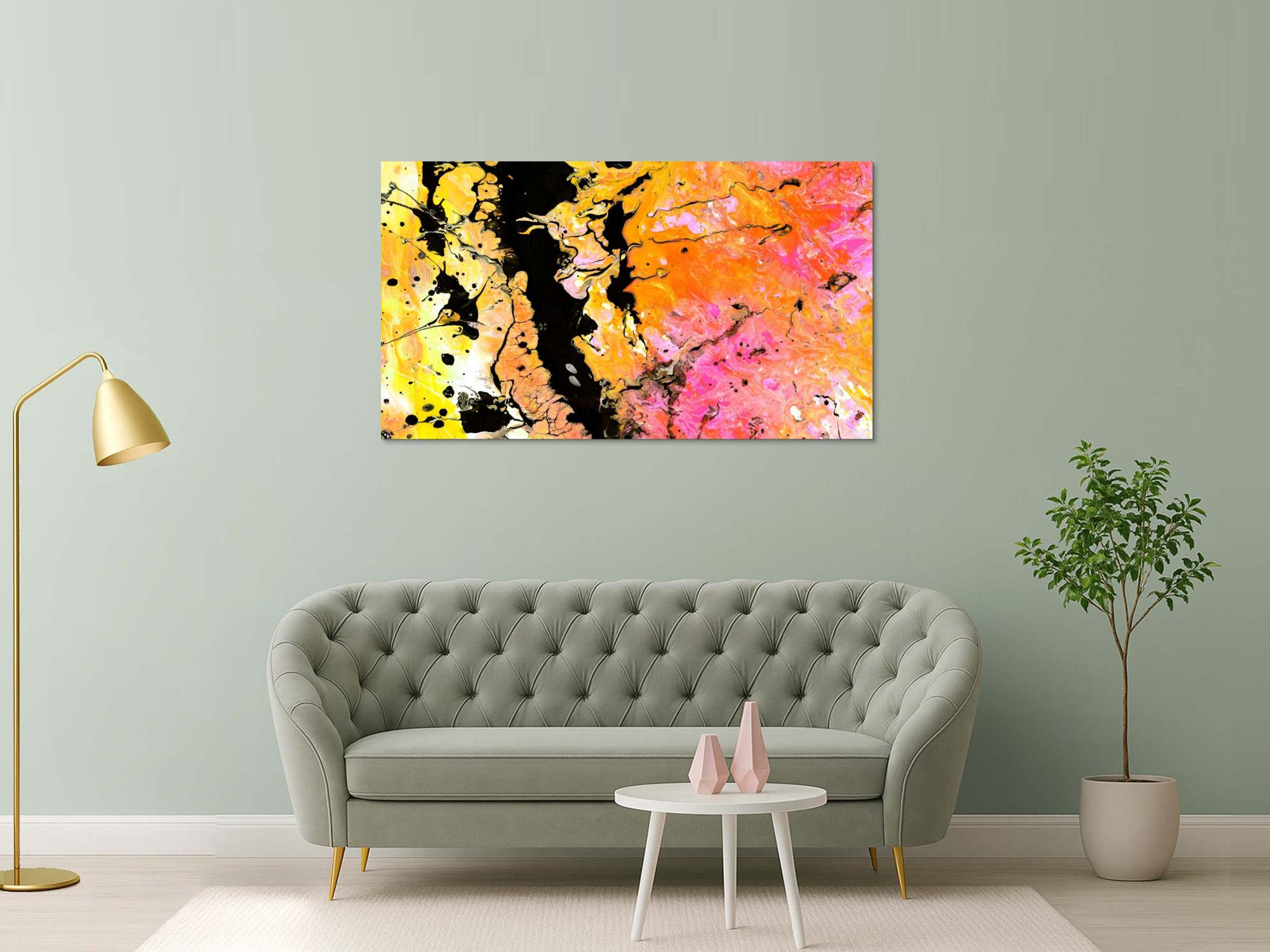 Abstraktes Bild auf Leinwand