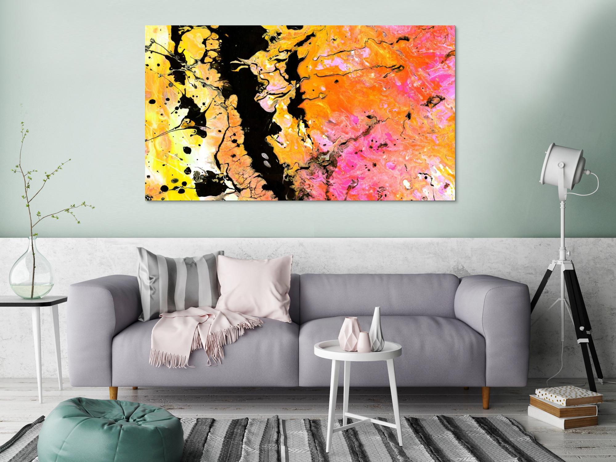 Abstraktes Bild auf Leinwand
