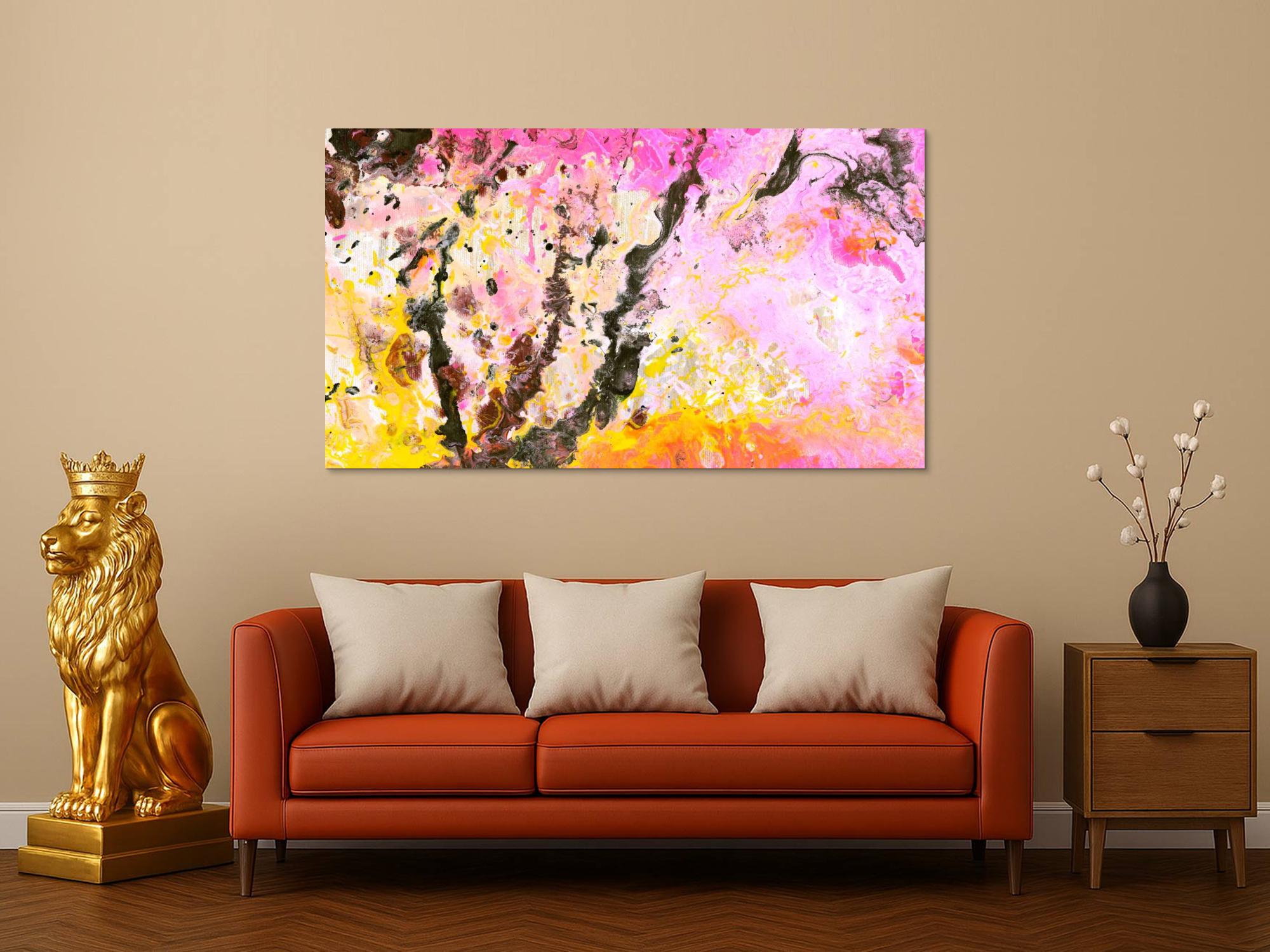 Abstraktes Bild auf Leinwand