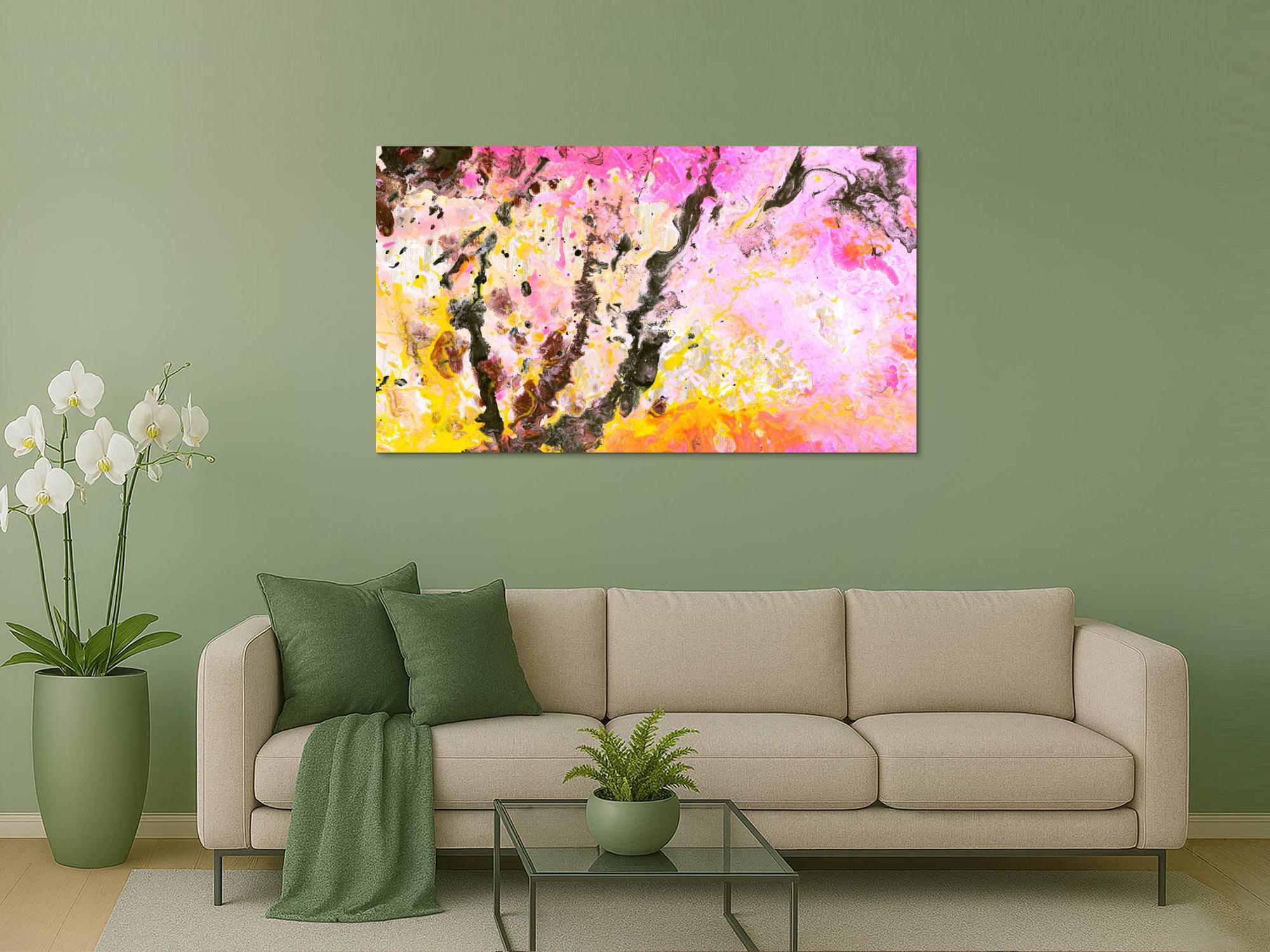 Abstraktes Bild auf Leinwand