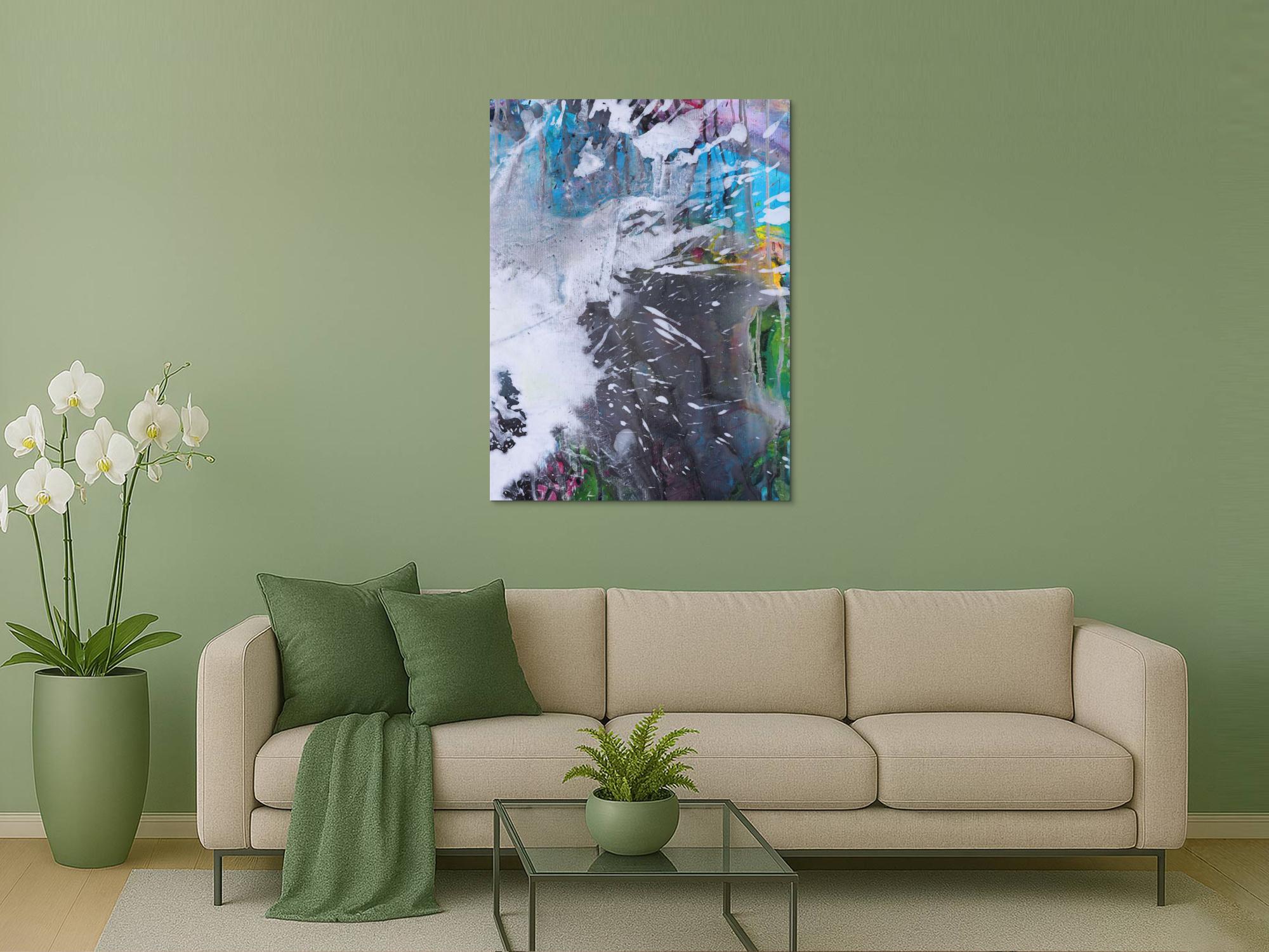 Abstraktes Bild auf Leinwand