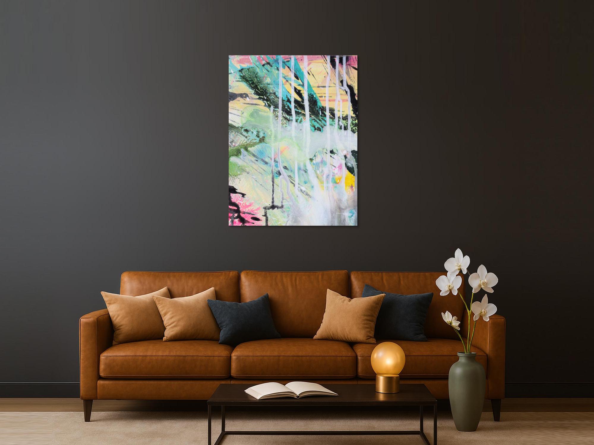 Abstraktes Bild auf Leinwand