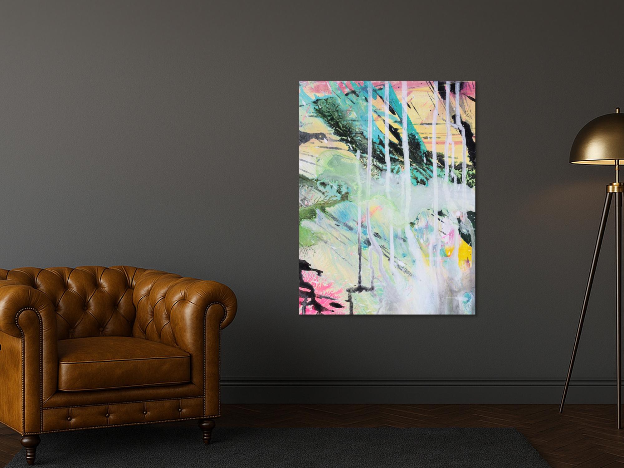 Abstraktes Bild auf Leinwand