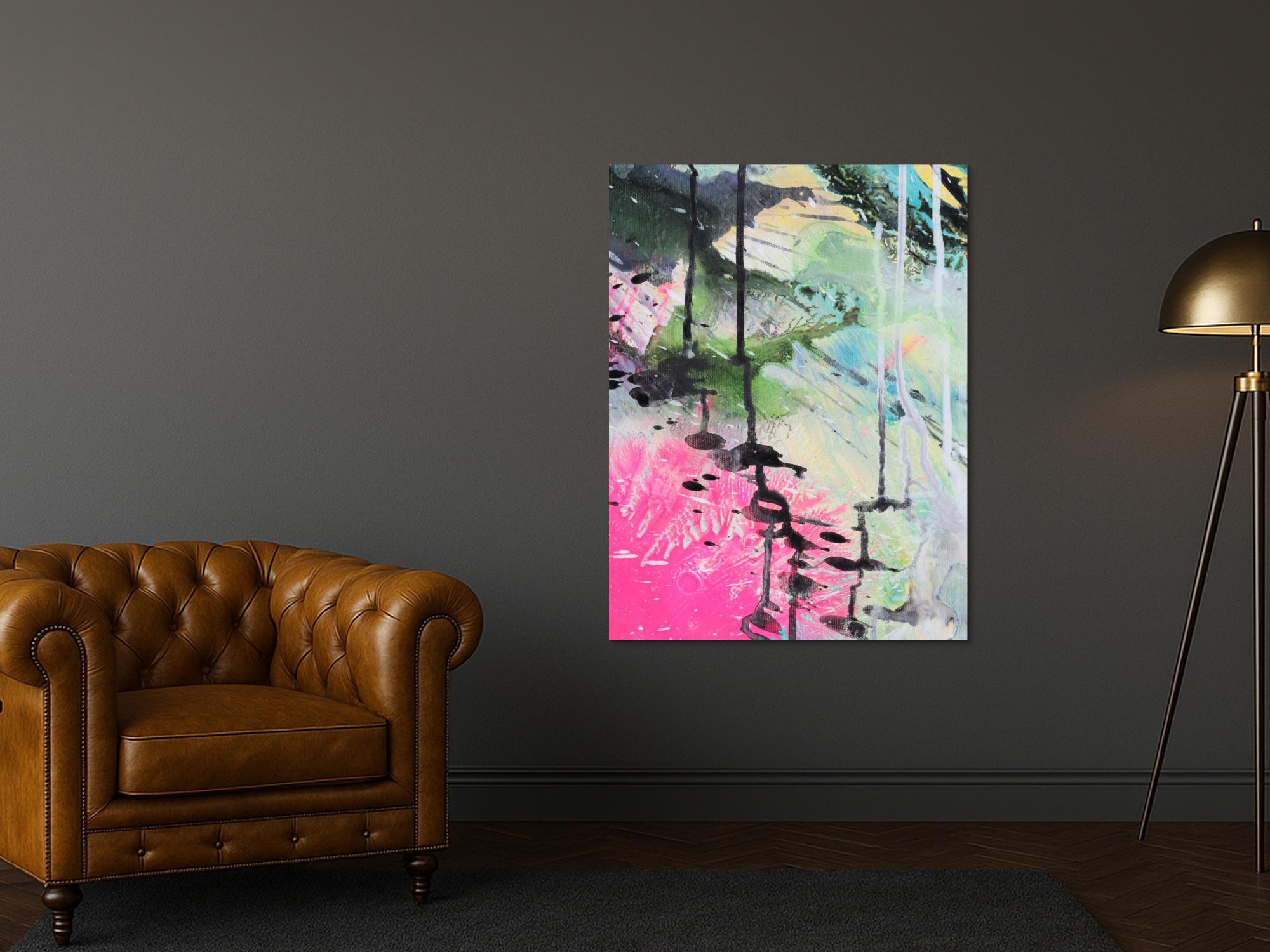 Abstraktes Bild auf Leinwand