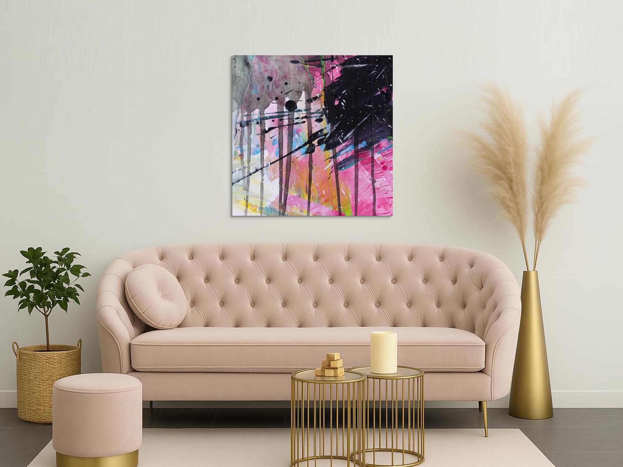 Abstraktes Bild auf Leinwand