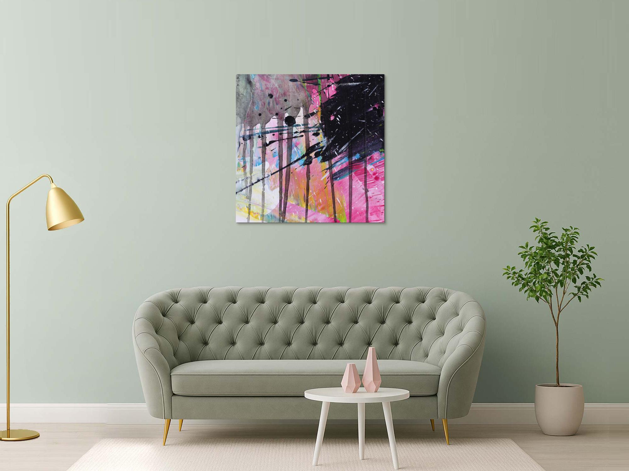 Abstraktes Bild auf Leinwand