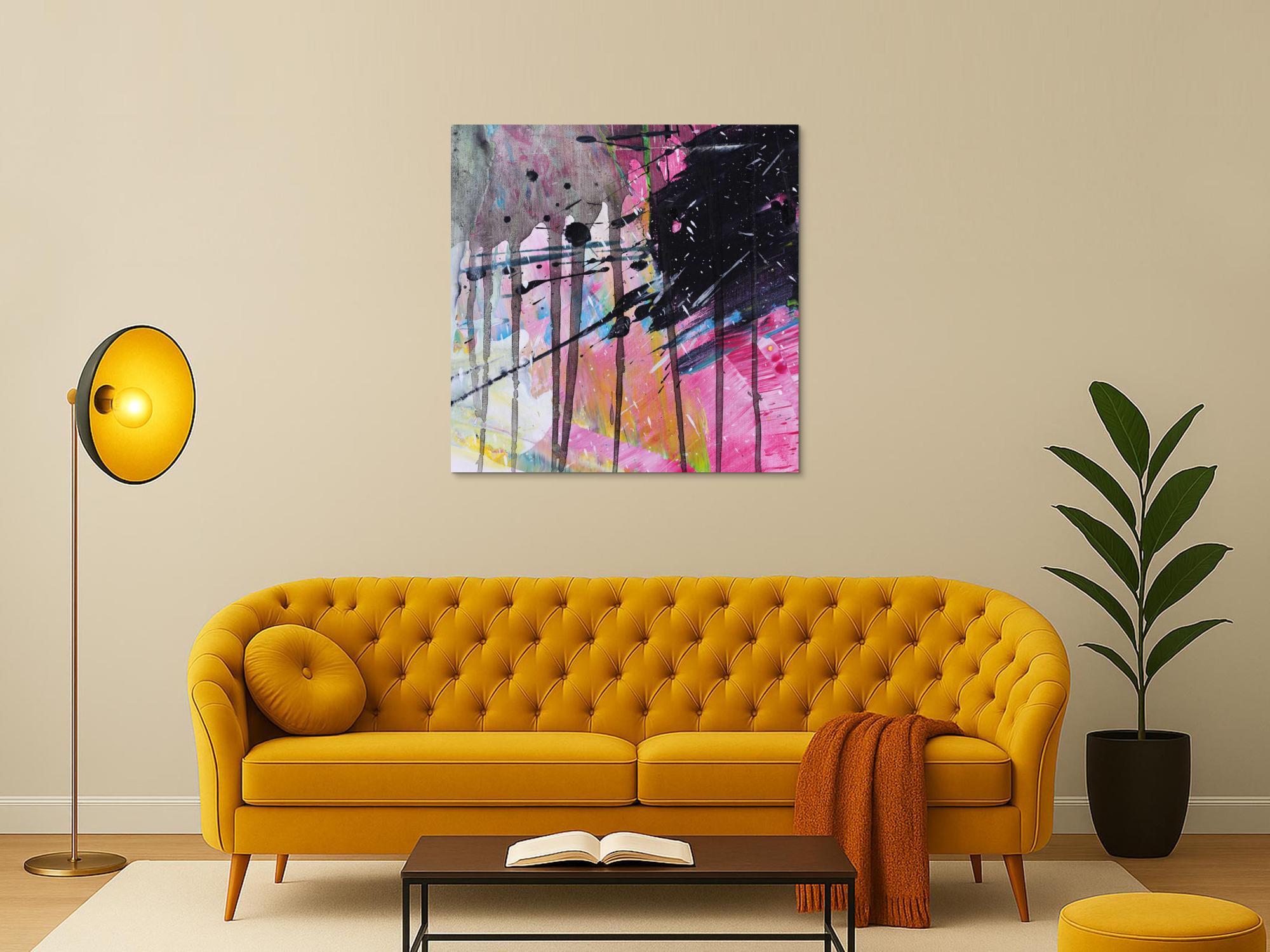 Abstraktes Bild auf Leinwand