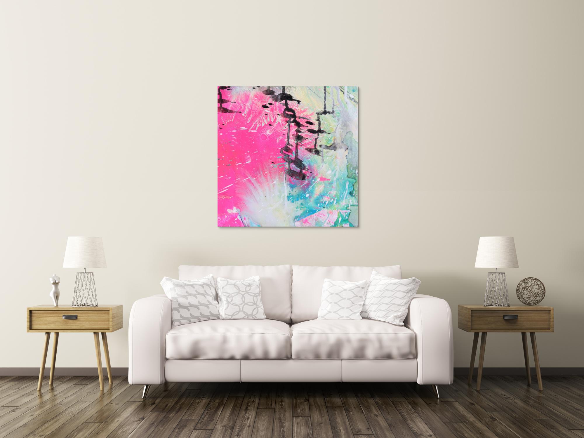 Abstraktes Bild auf Leinwand