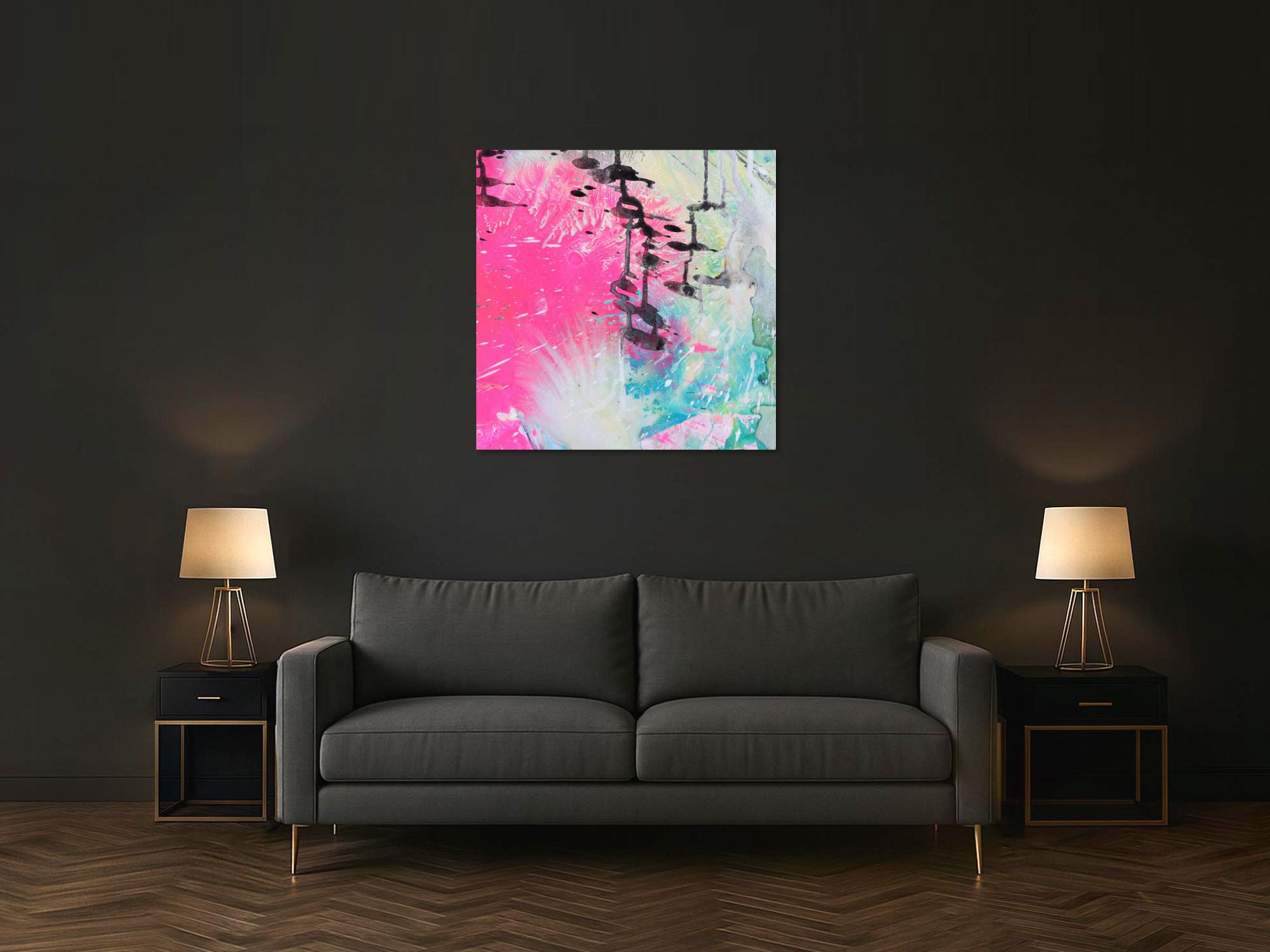 Abstraktes Bild auf Leinwand