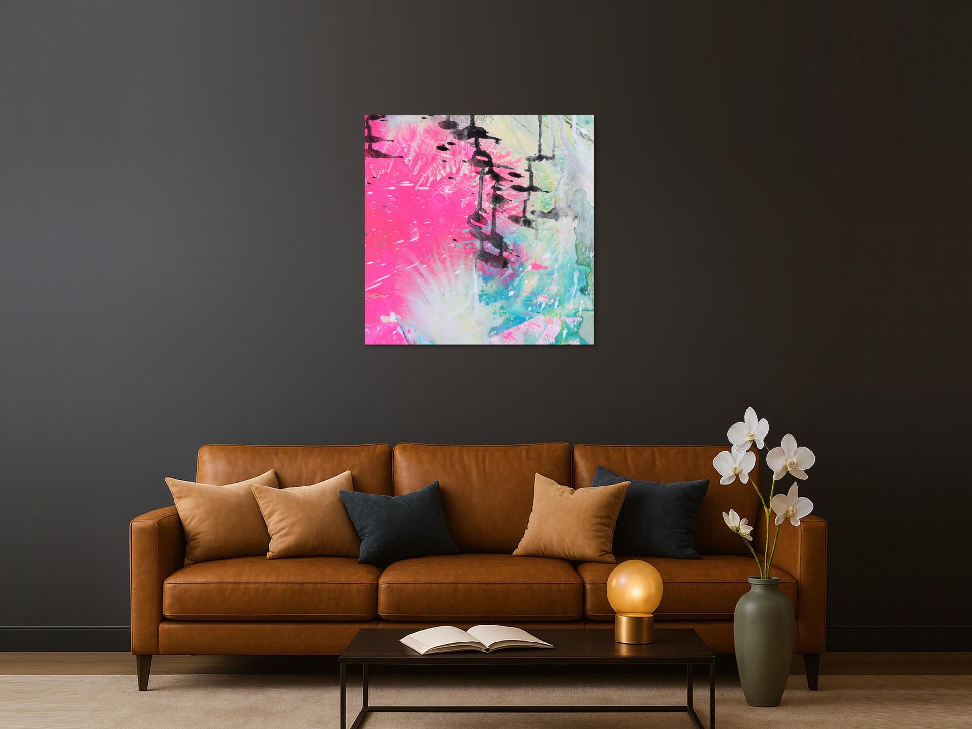 Abstraktes Bild auf Leinwand