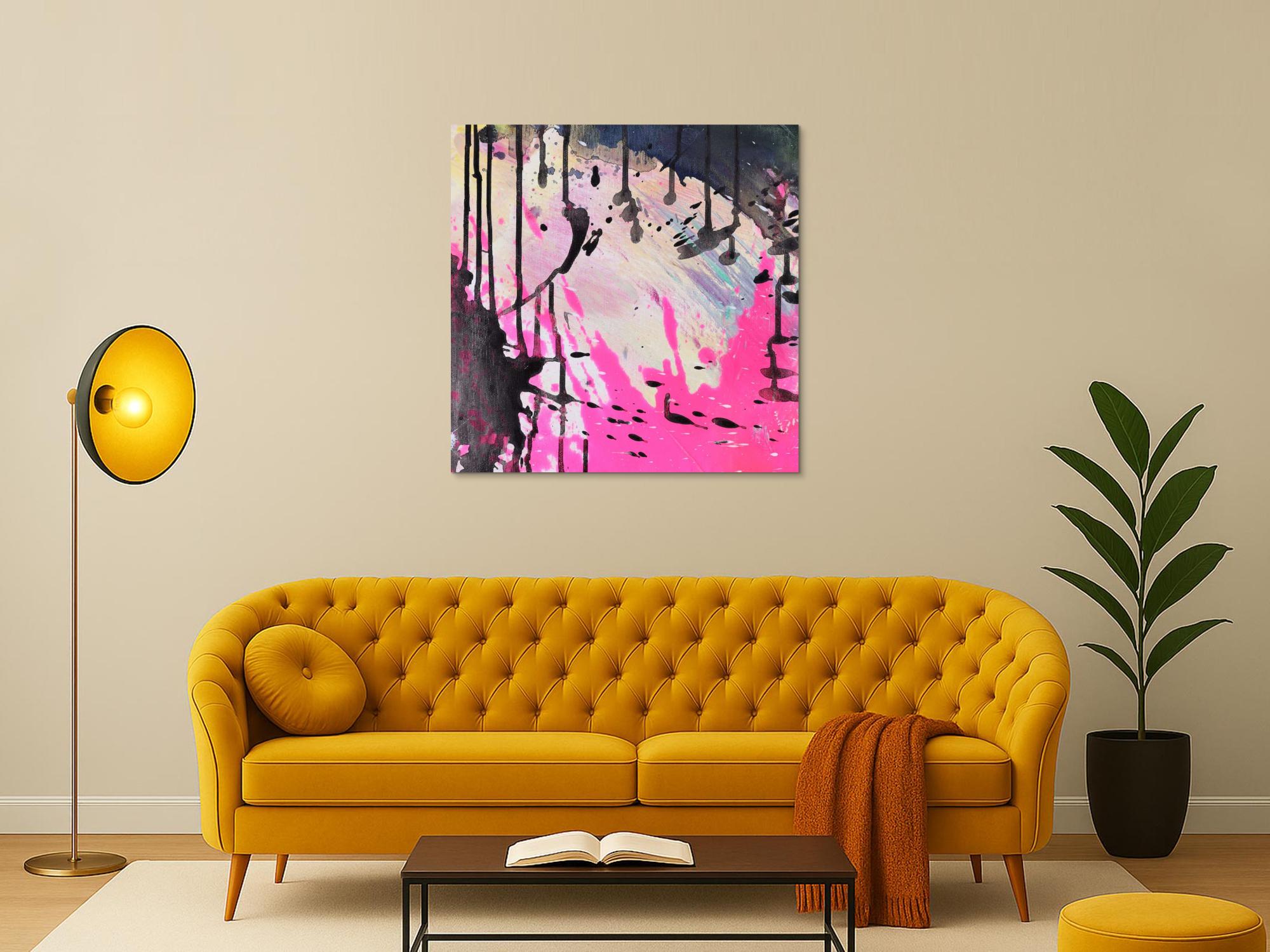 Abstraktes Bild auf Leinwand