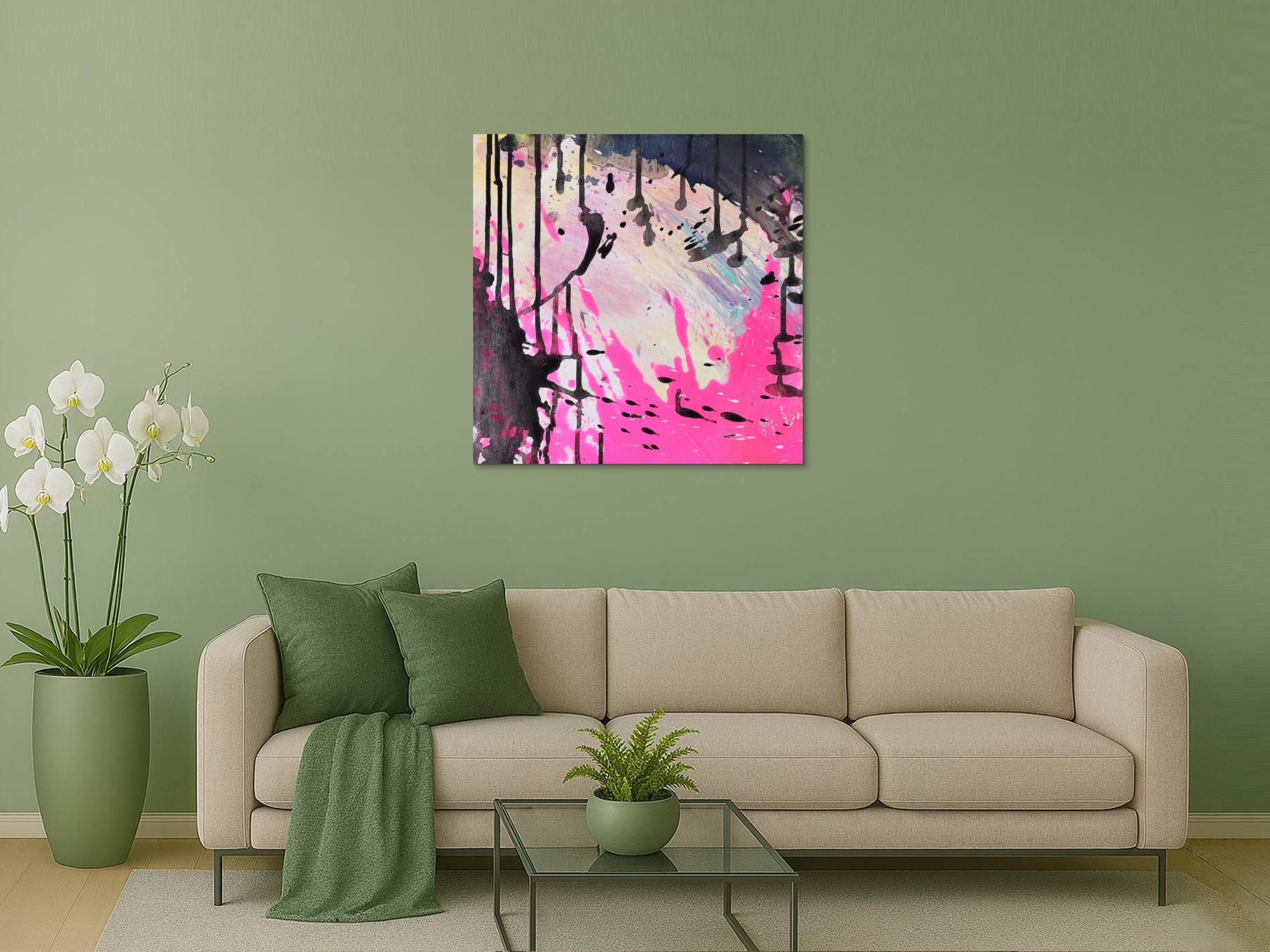 Abstraktes Bild auf Leinwand