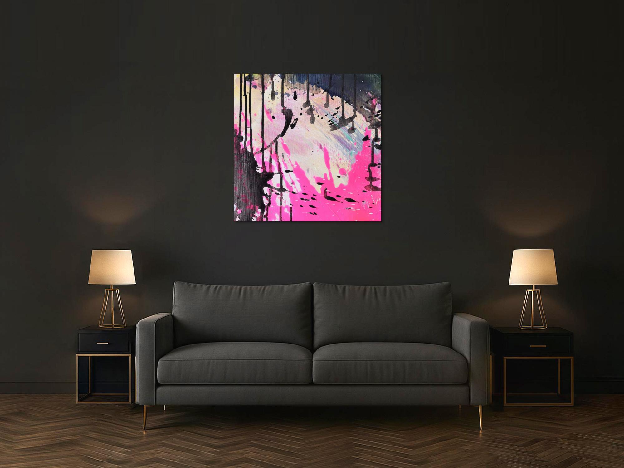 Abstraktes Bild auf Leinwand