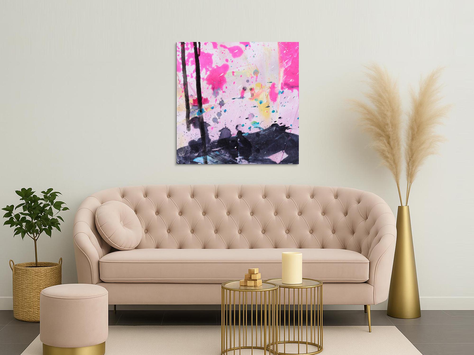 Abstraktes Bild auf Leinwand