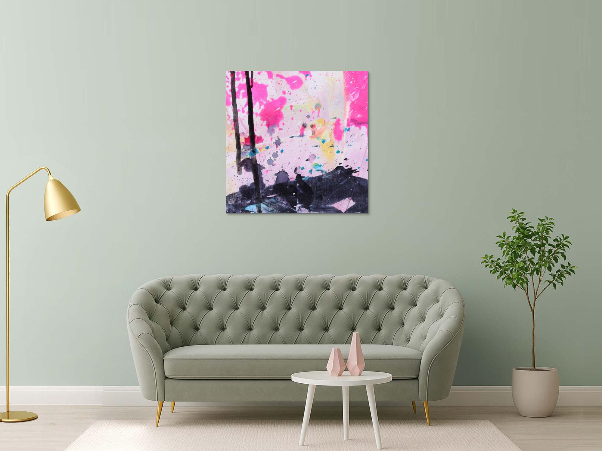 Abstraktes Bild auf Leinwand