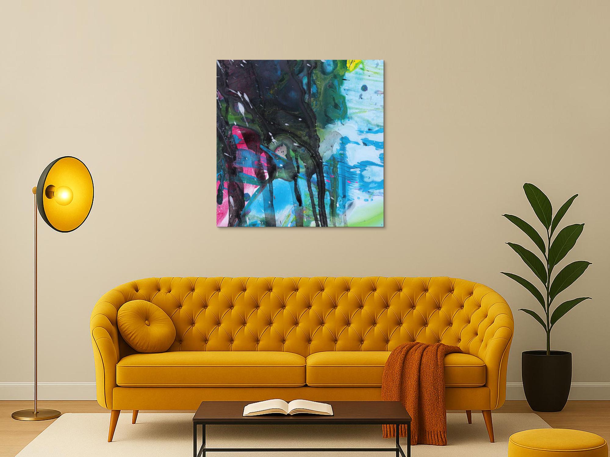 Abstraktes Bild auf Leinwand