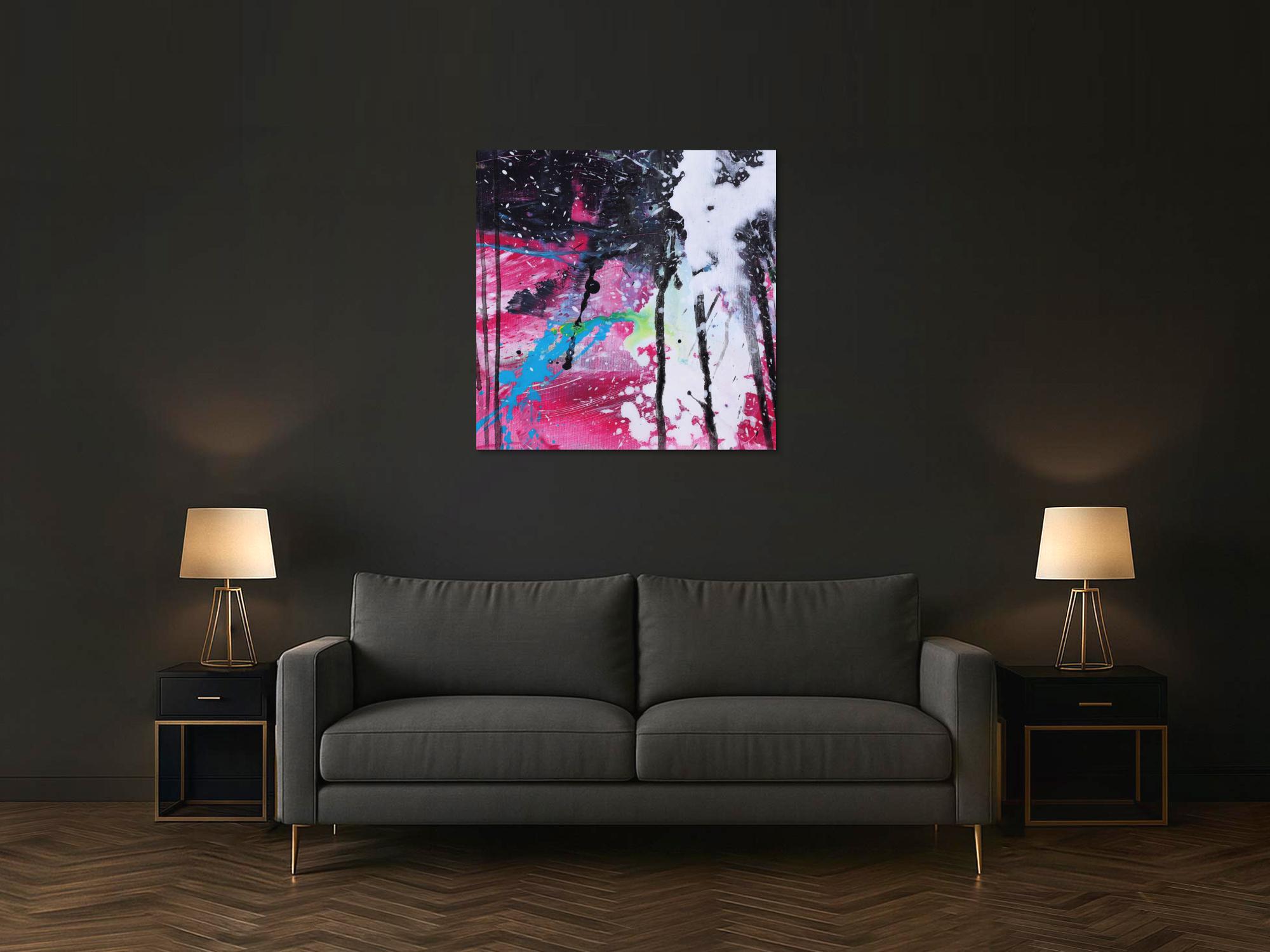 Abstraktes Bild auf Leinwand