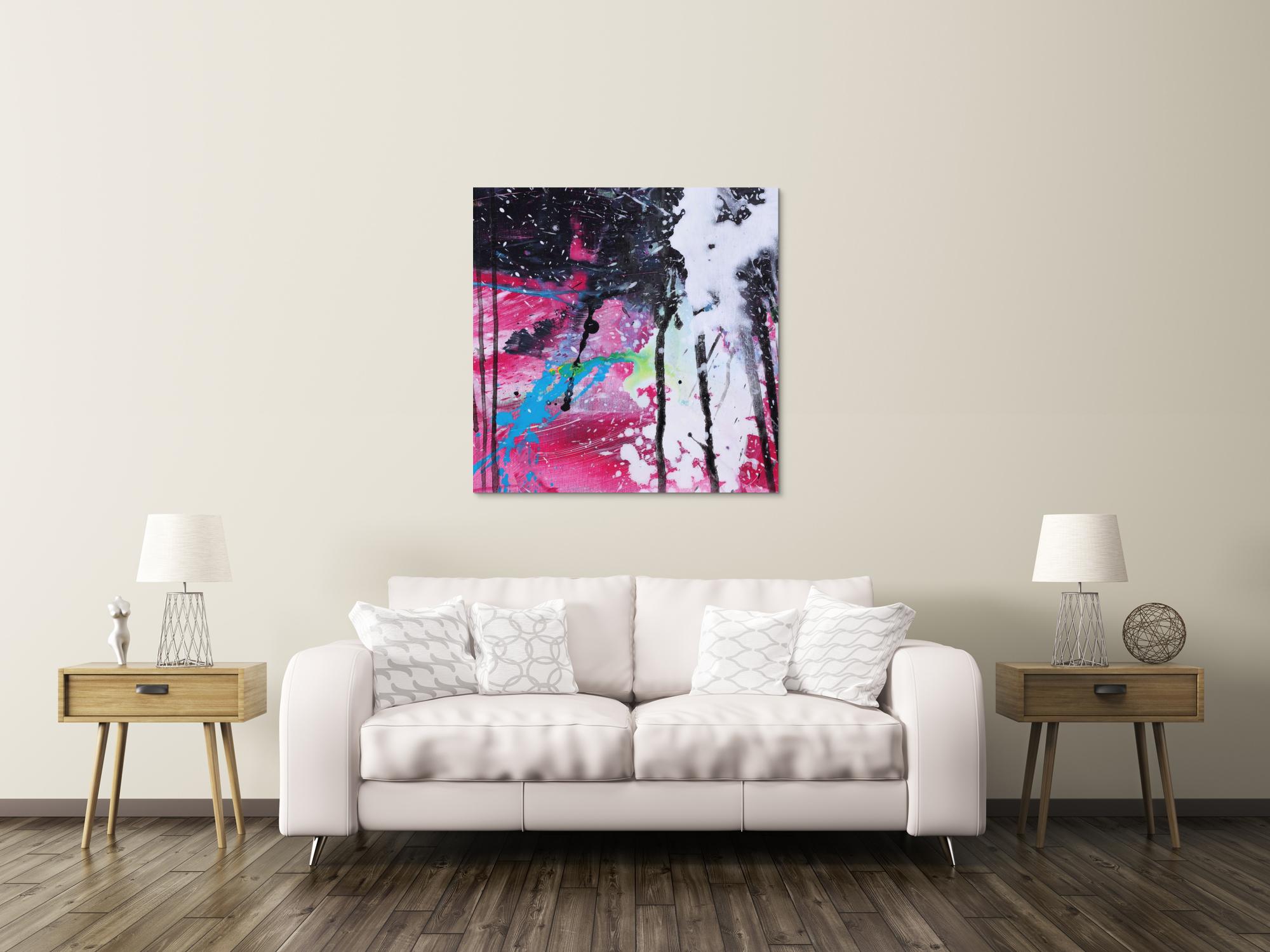 Abstraktes Bild auf Leinwand