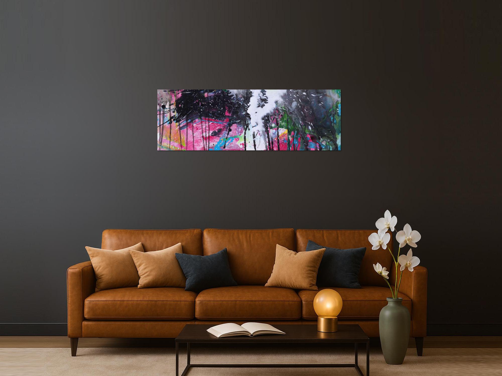 Abstraktes Bild auf Leinwand