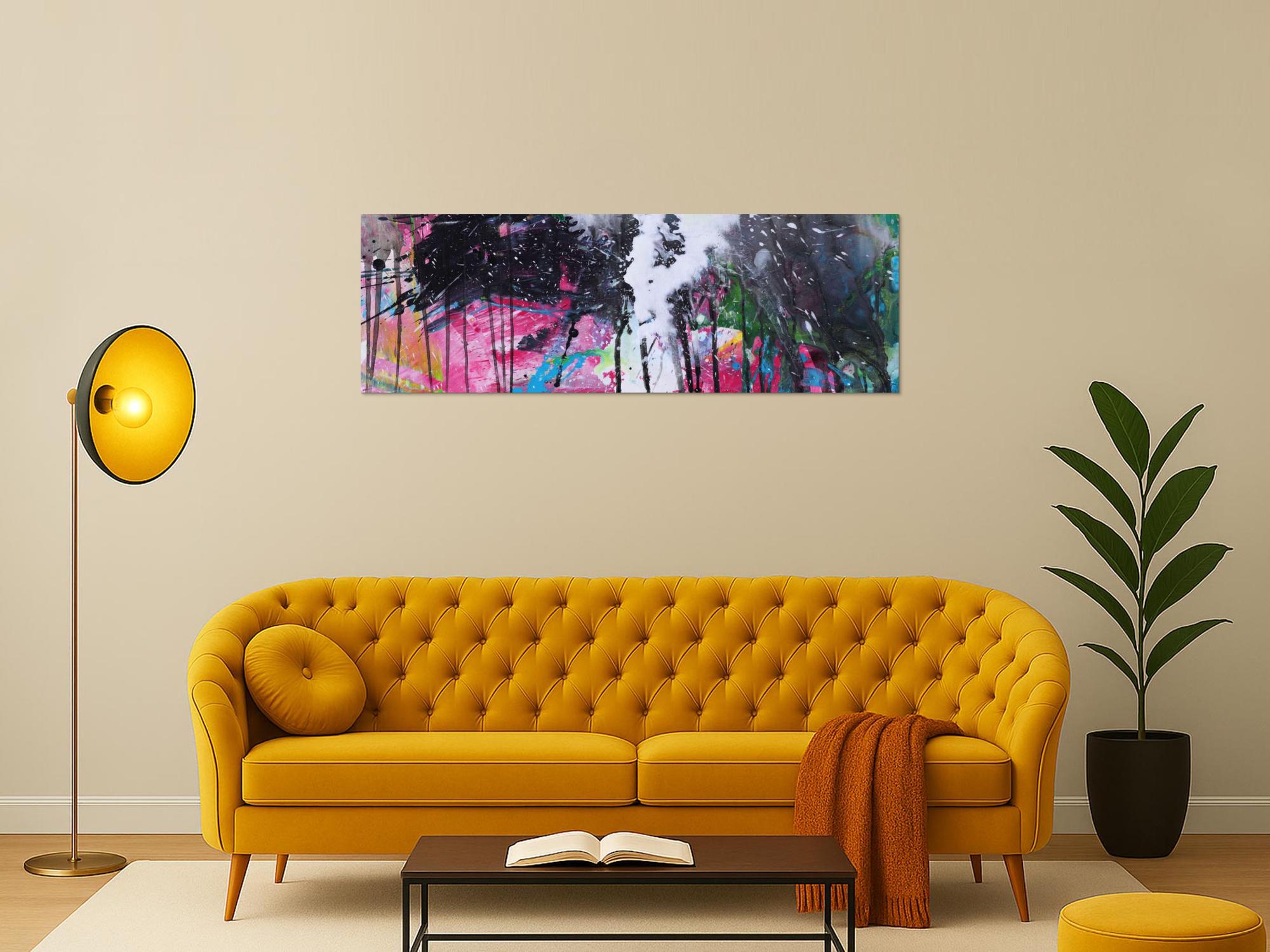 Abstraktes Bild auf Leinwand