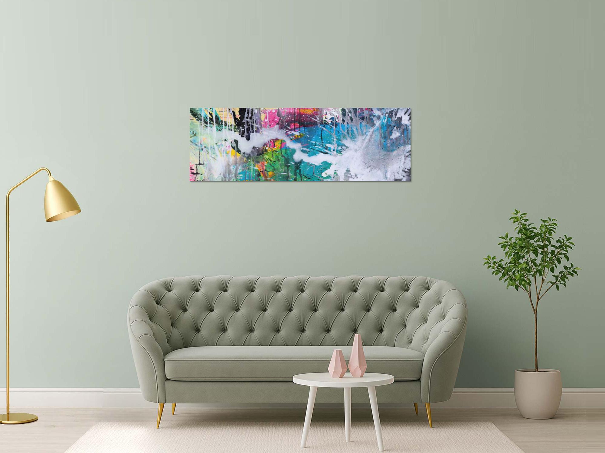 Abstraktes Bild auf Leinwand