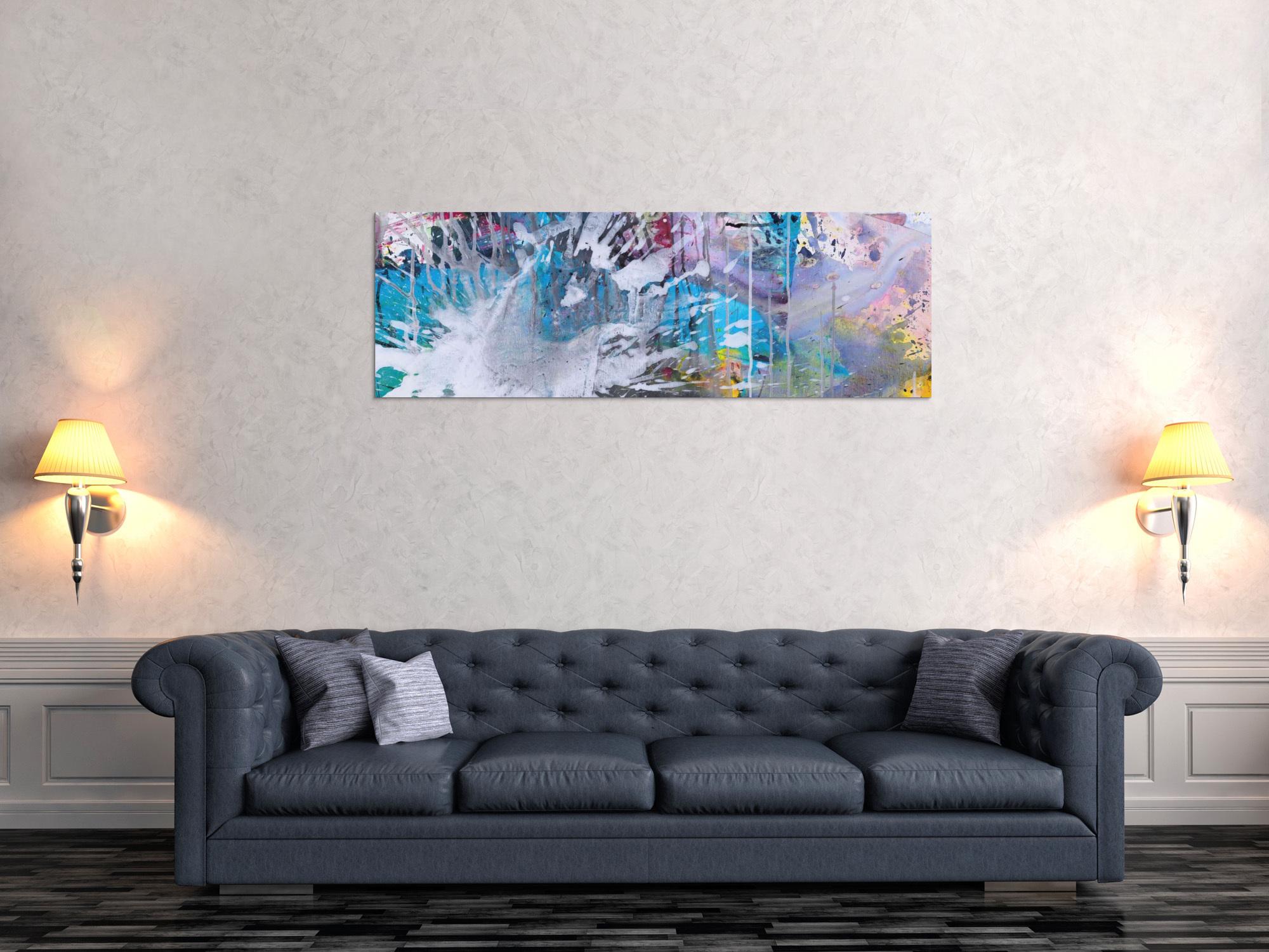 Abstraktes Bild auf Leinwand