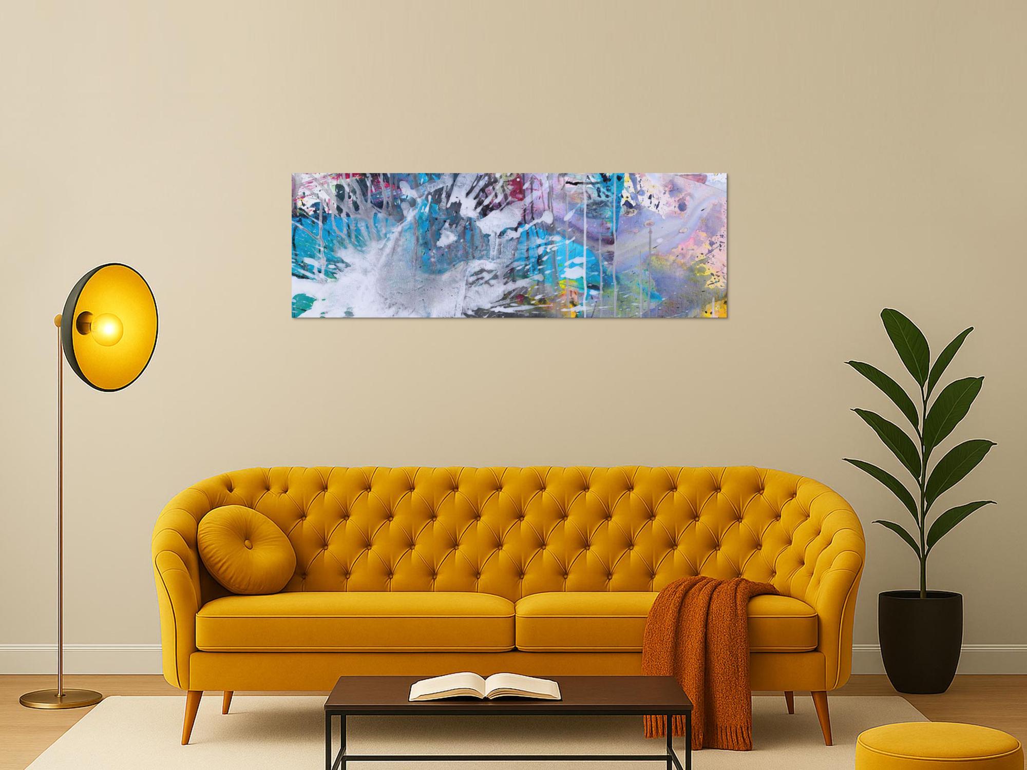 Abstraktes Bild auf Leinwand