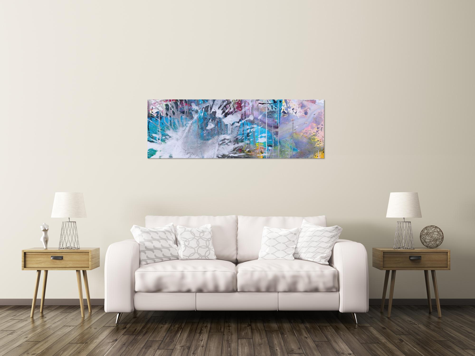 Abstraktes Bild auf Leinwand