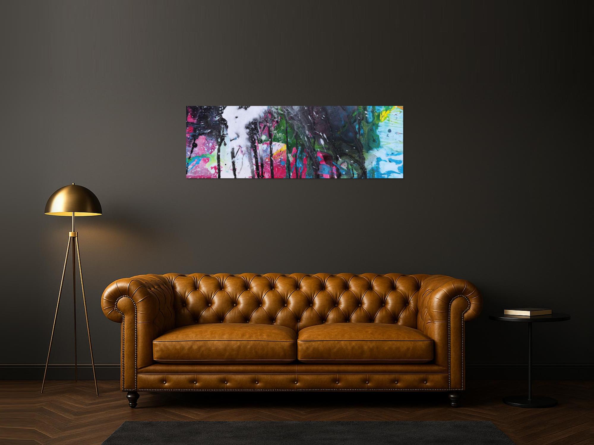 Abstraktes Bild auf Leinwand