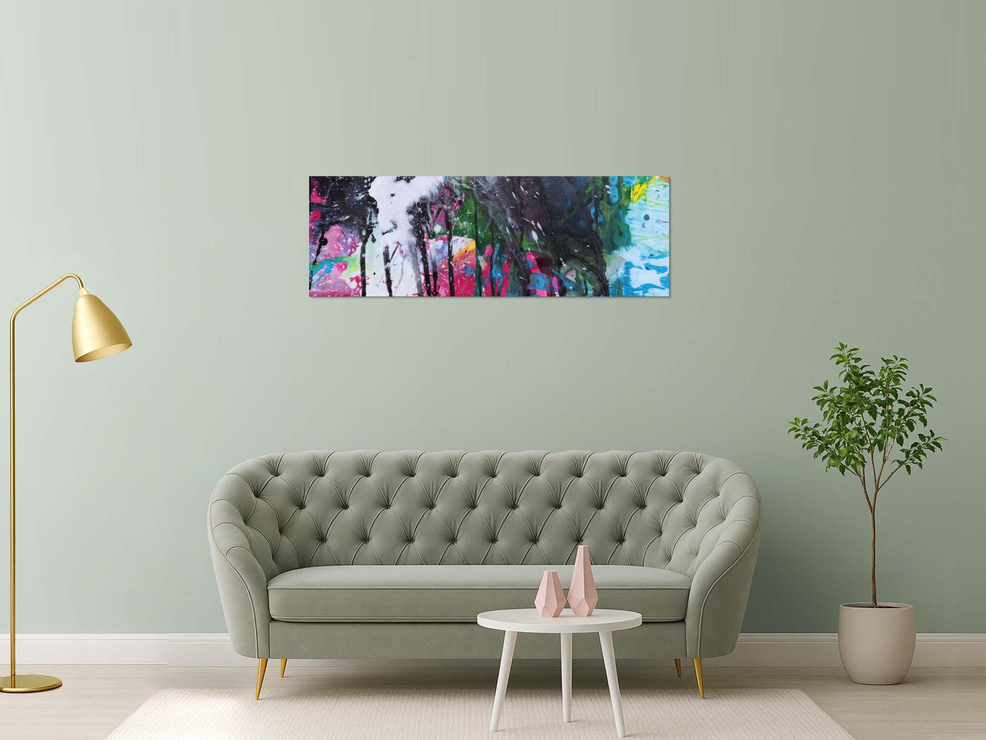 Abstraktes Bild auf Leinwand