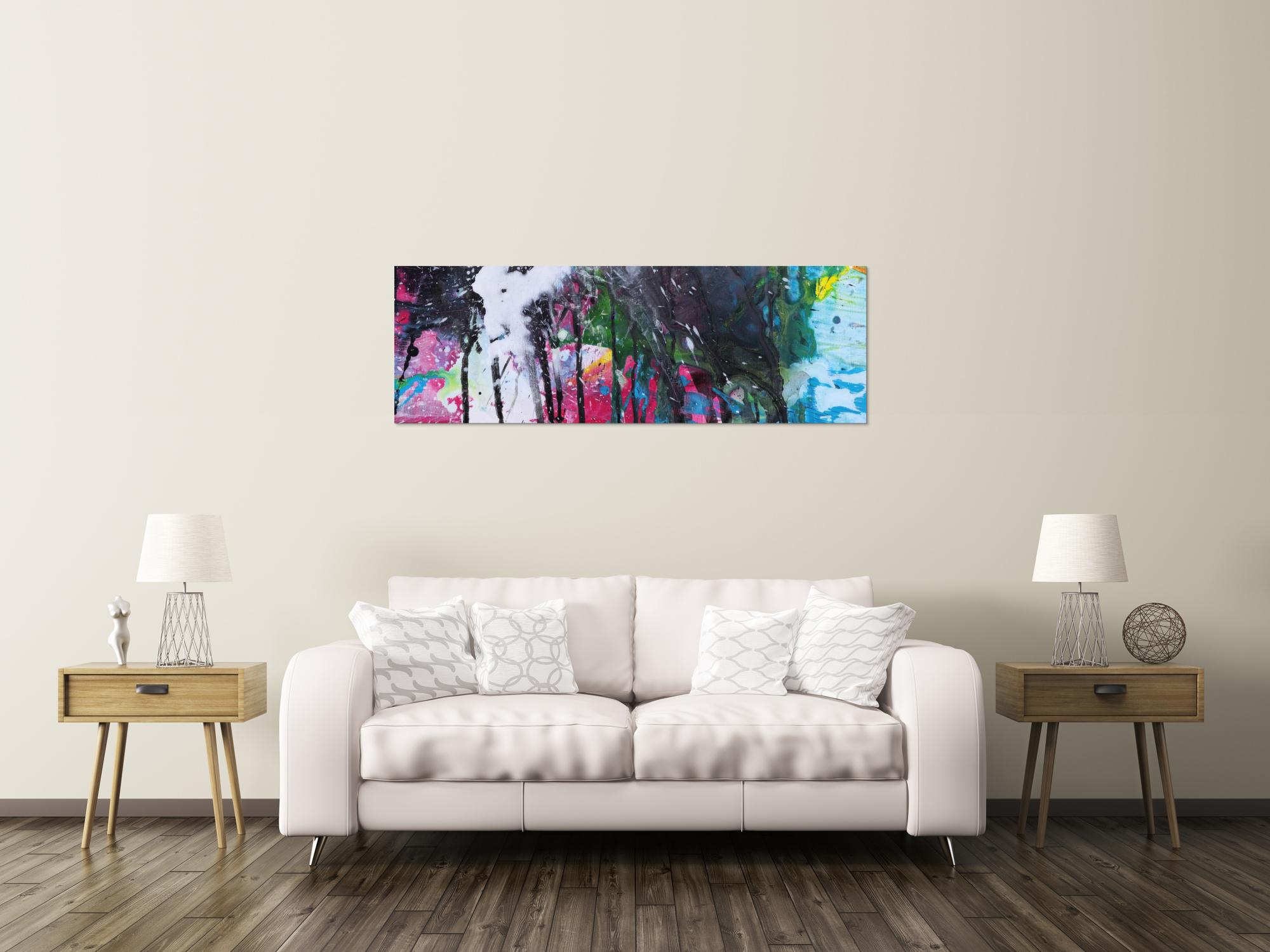 Abstraktes Bild auf Leinwand