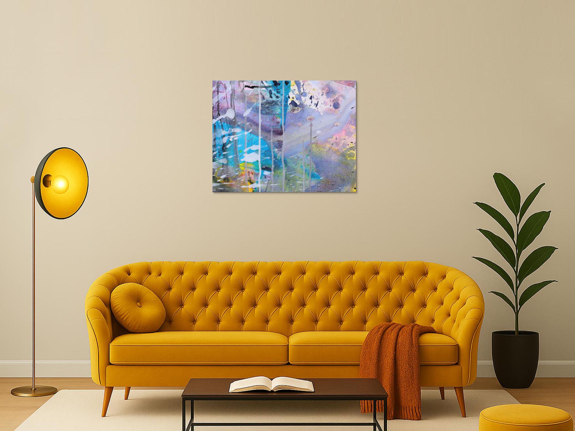 Abstraktes Bild auf Leinwand