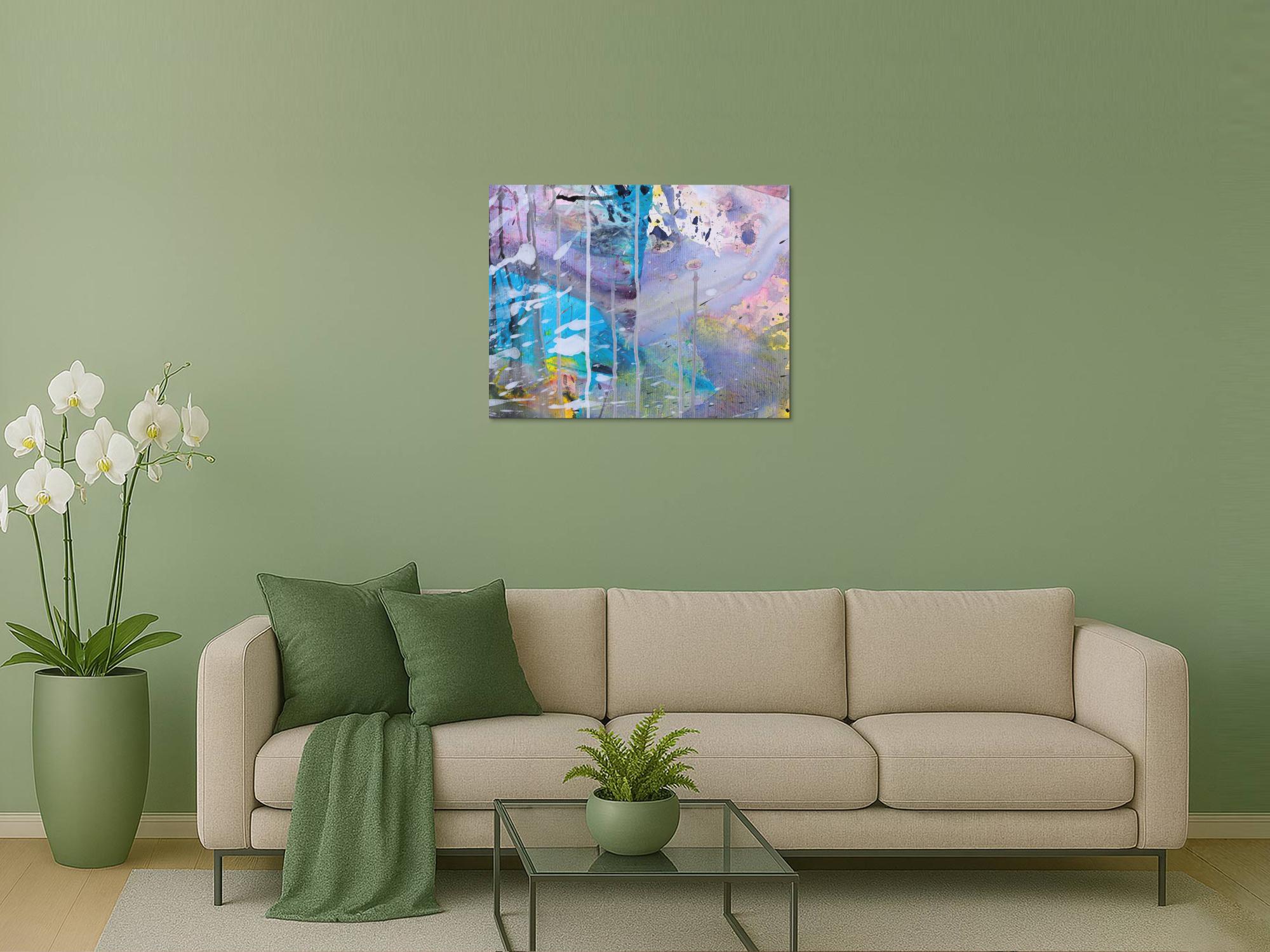 Abstraktes Bild auf Leinwand