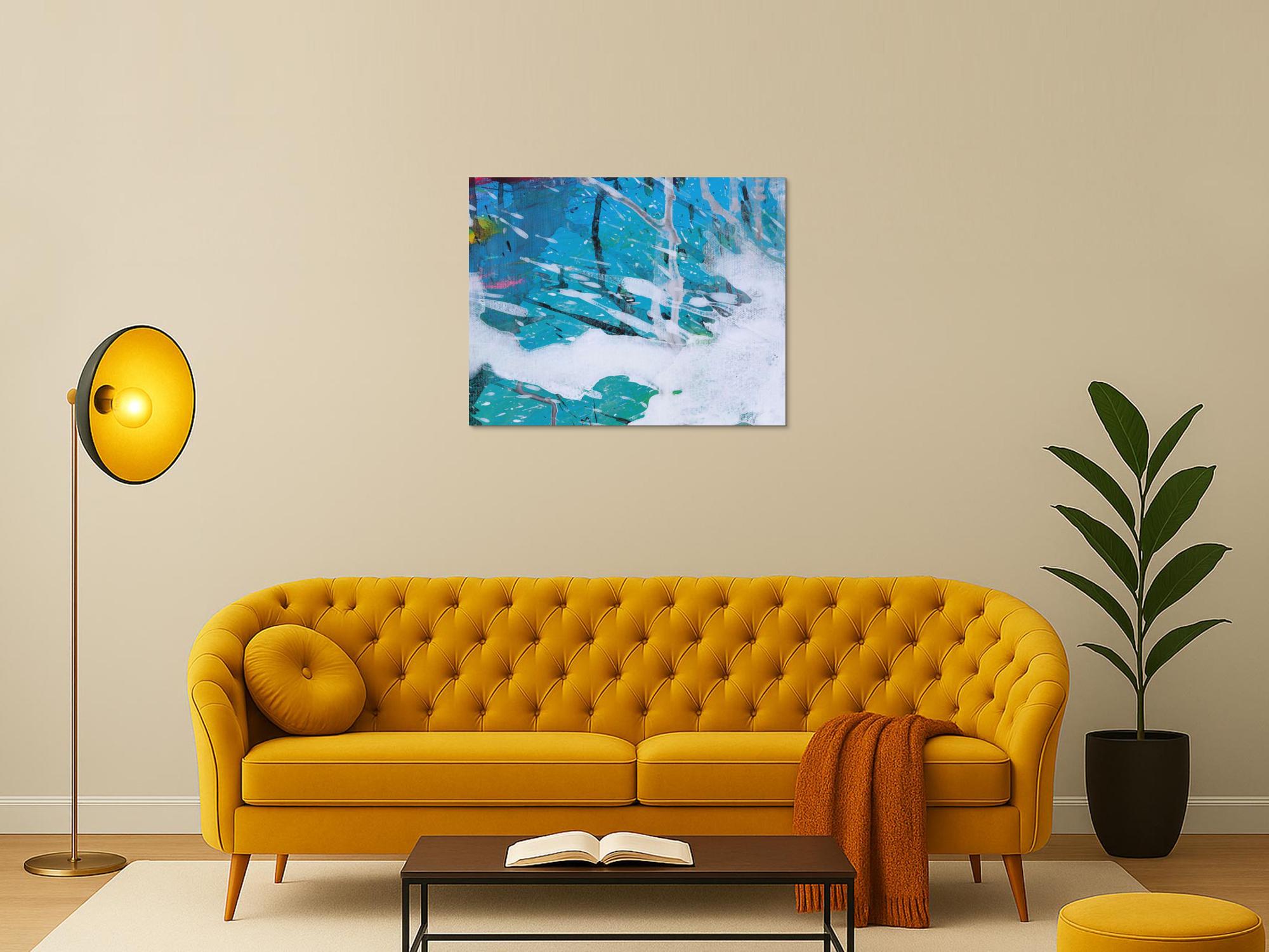 Abstraktes Bild auf Leinwand