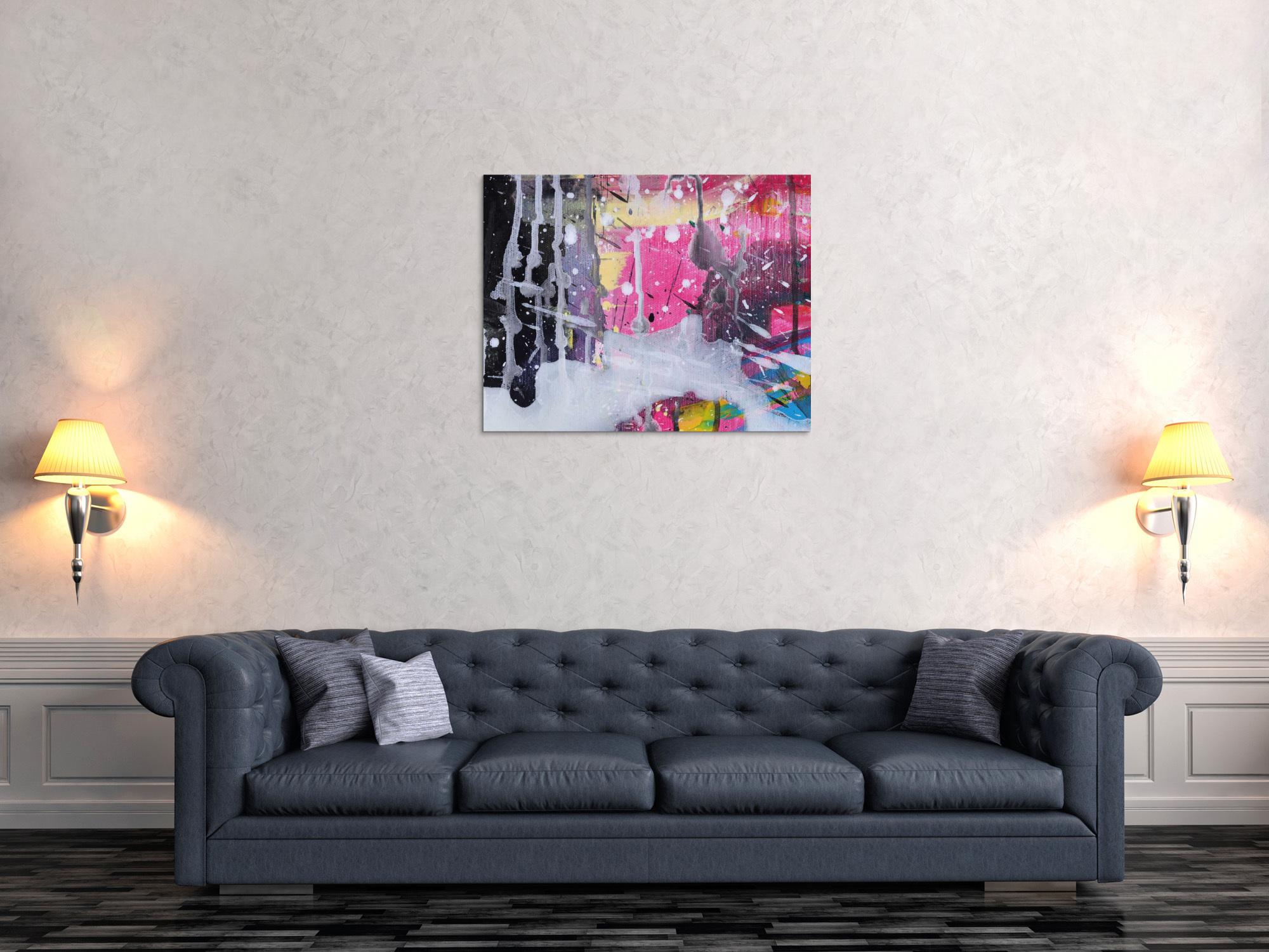 Abstraktes Bild auf Leinwand