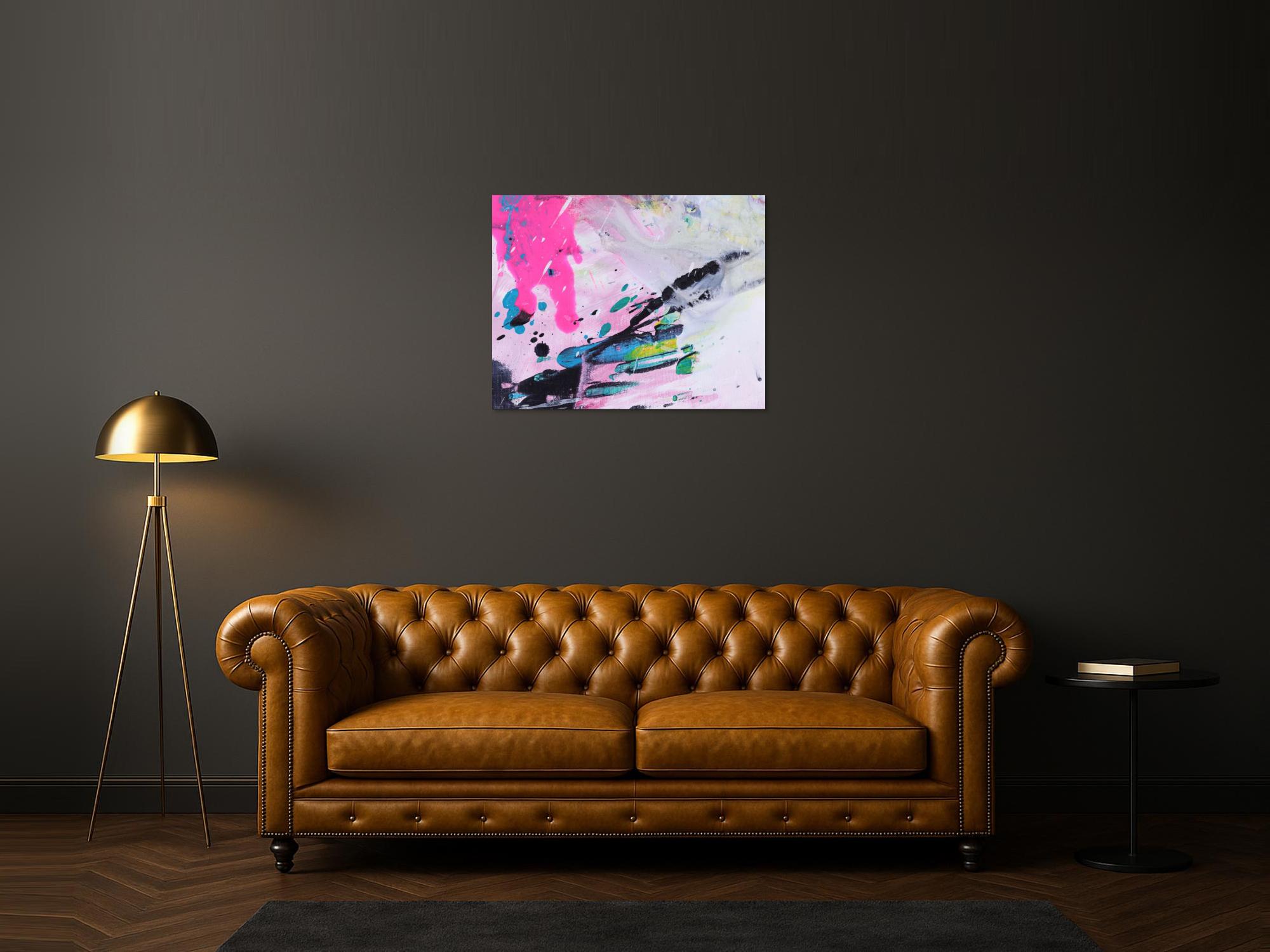 Abstraktes Bild auf Leinwand