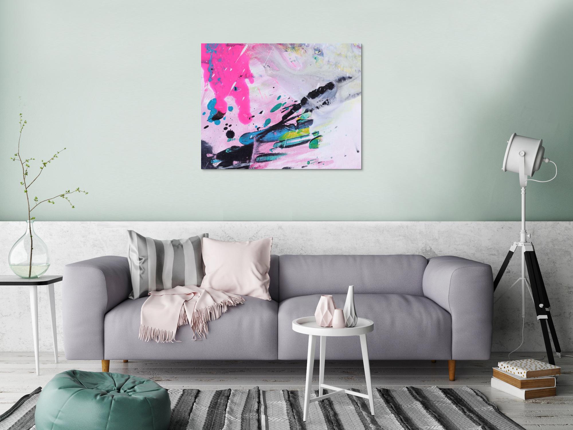 Abstraktes Bild auf Leinwand