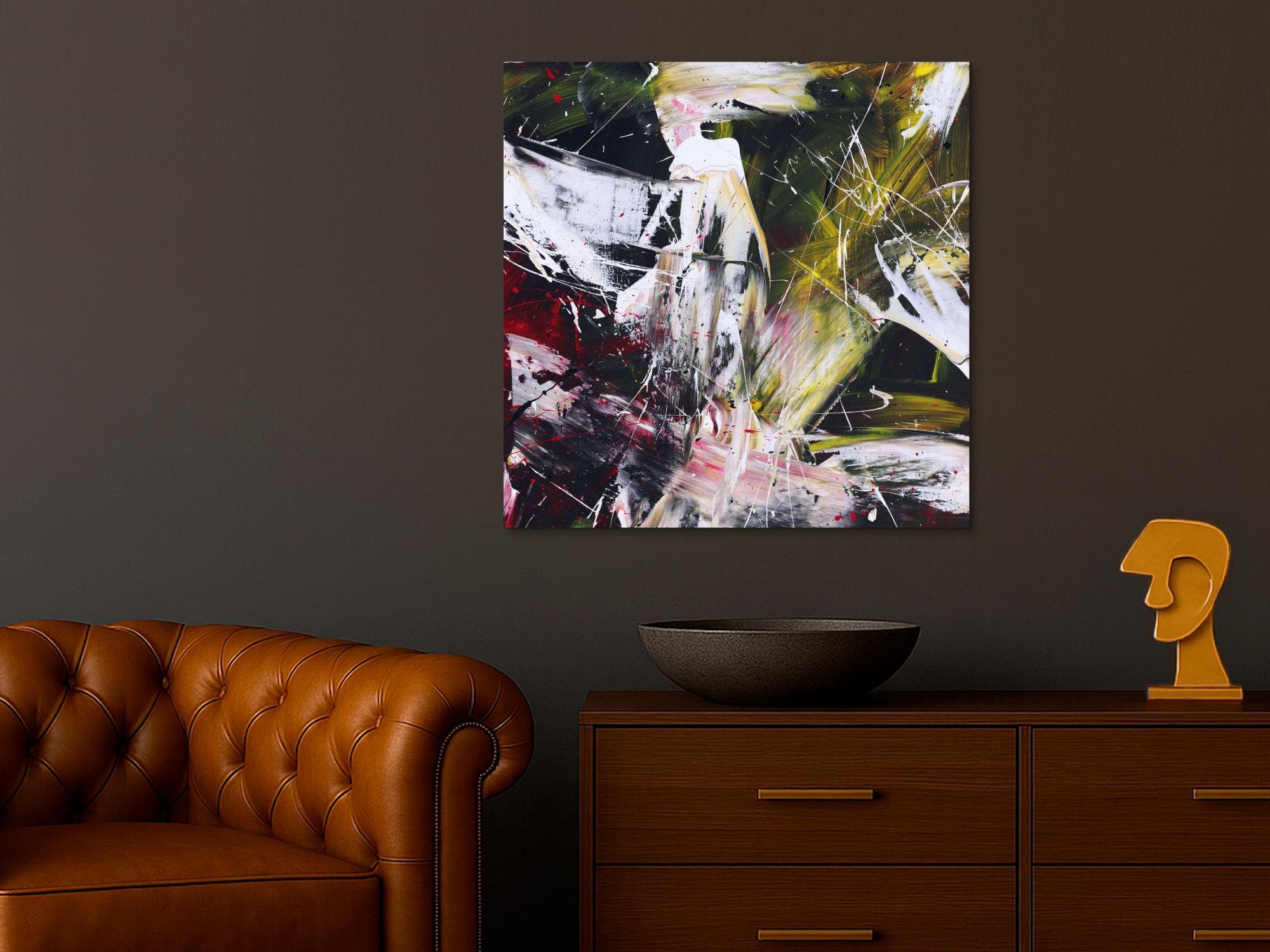 Abstraktes Bild auf Leinwand