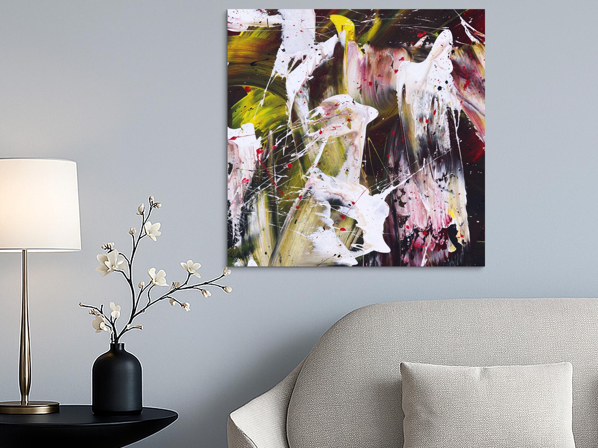 Abstraktes Bild auf Leinwand