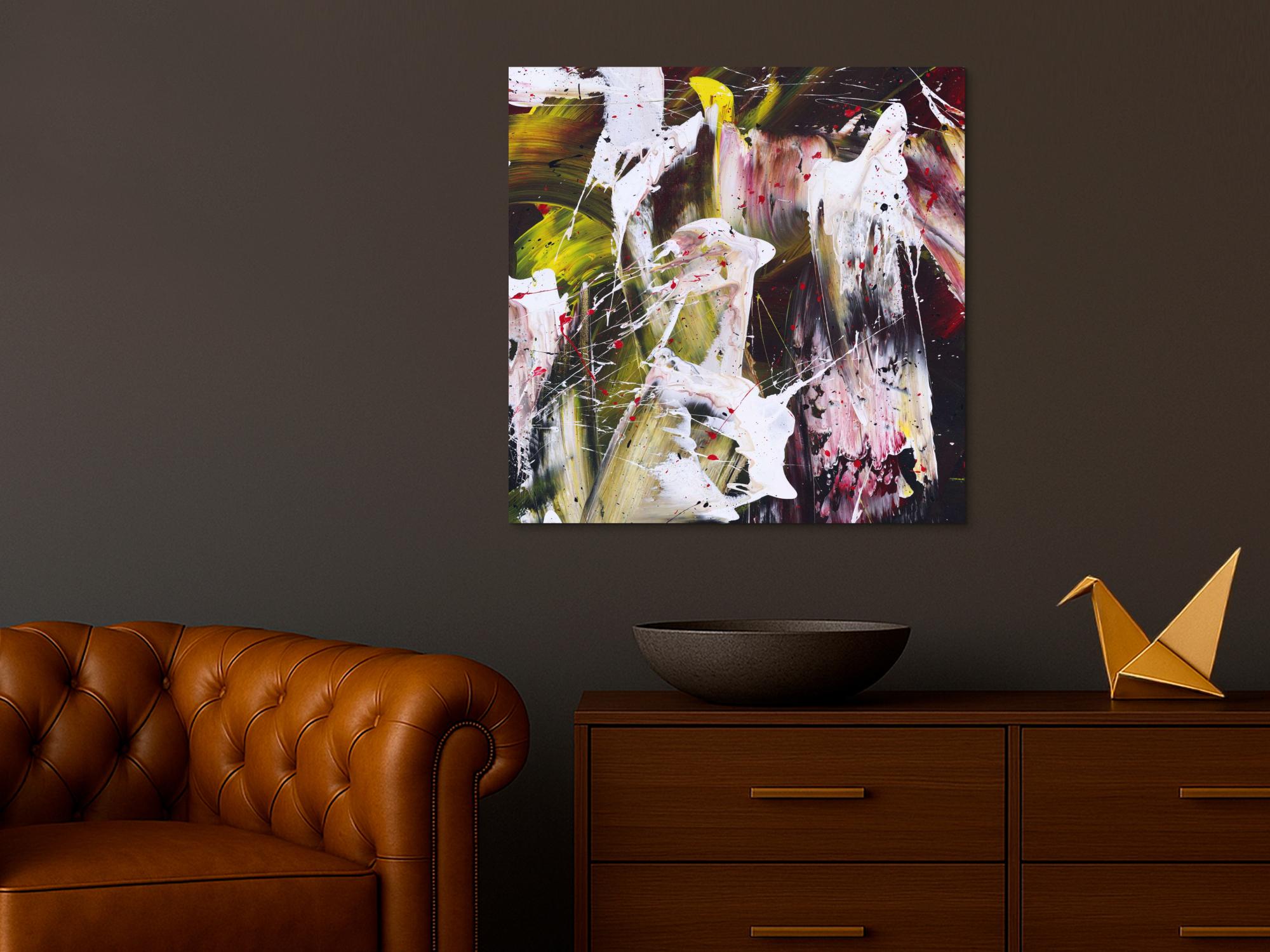 Abstraktes Bild auf Leinwand