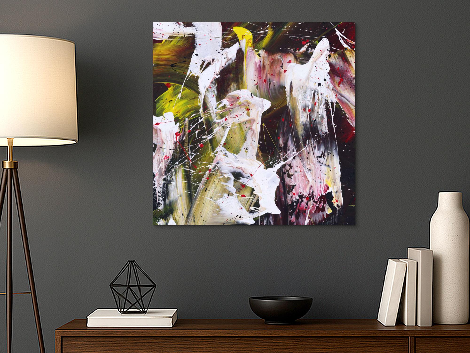 Abstraktes Bild auf Leinwand