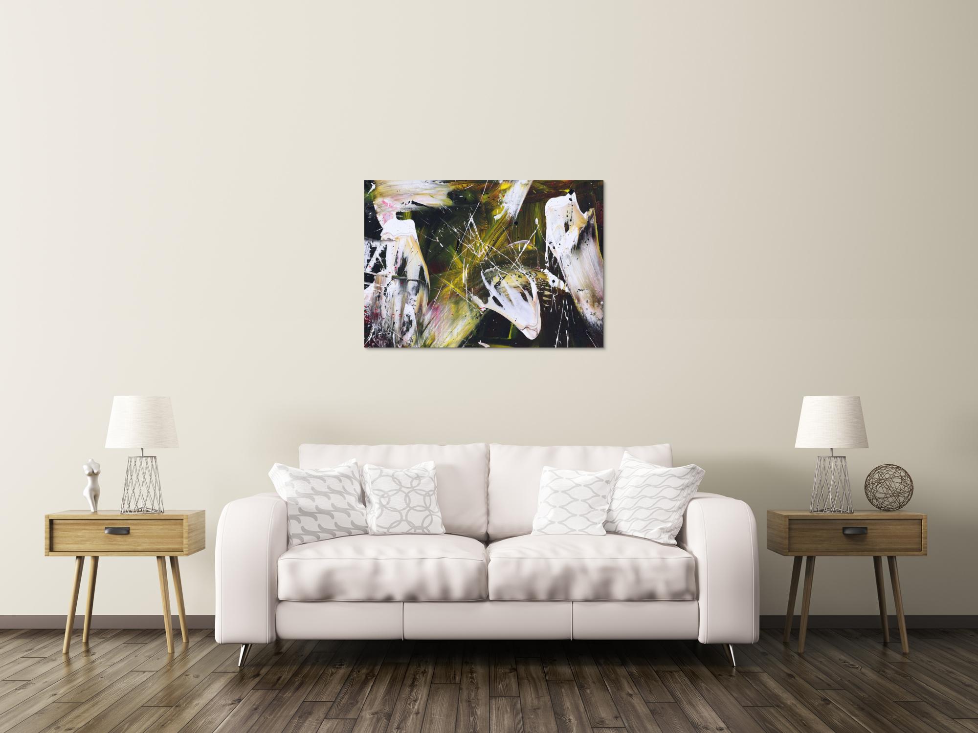 Abstraktes Bild auf Leinwand