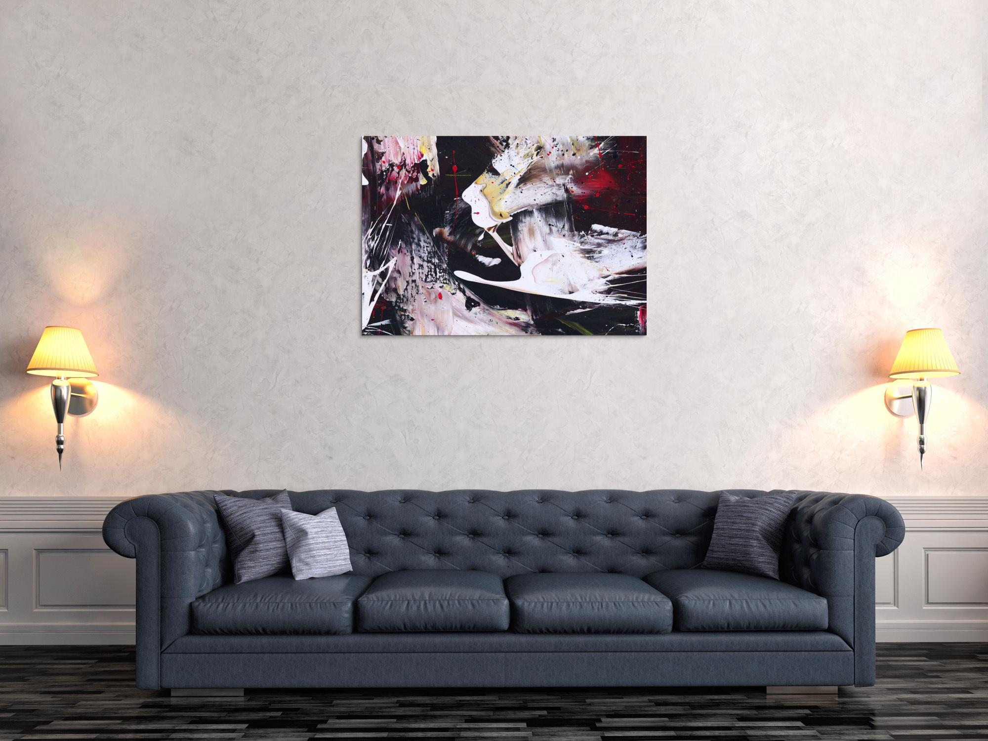 Abstraktes Bild auf Leinwand